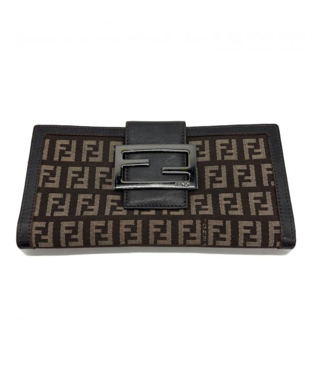 中古・古着通販】FENDI (フェンディ) 長財布 ブラウン｜ブランド・古着