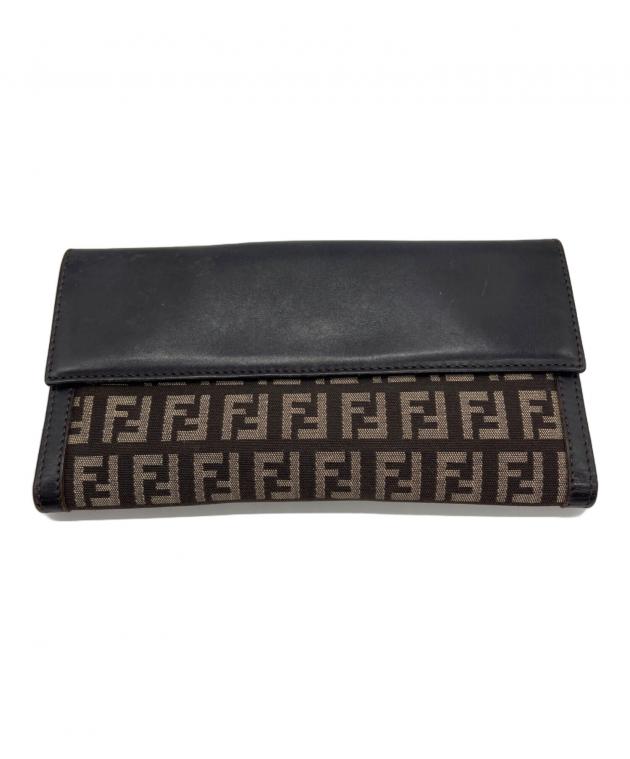 中古・古着通販】FENDI (フェンディ) 長財布 ブラウン｜ブランド・古着