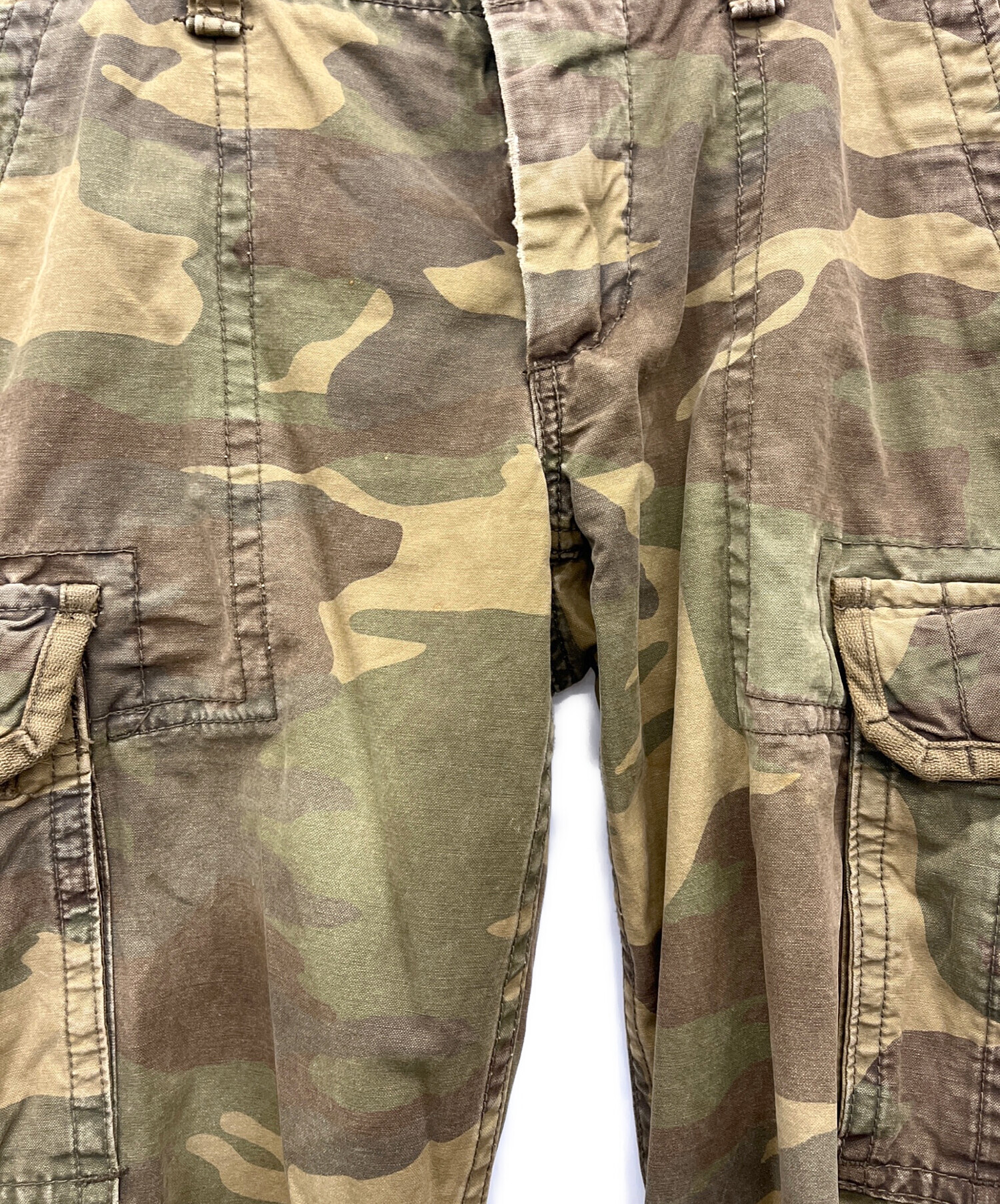 Abercrombie & Fitch アバクロンビーアンドフィッチ カーゴパンツ Y2K カーキ(メンズ M)中古 古着 V7767 中古・古着通販】Abercrombie & Fitch (アバクロンビー アンド
