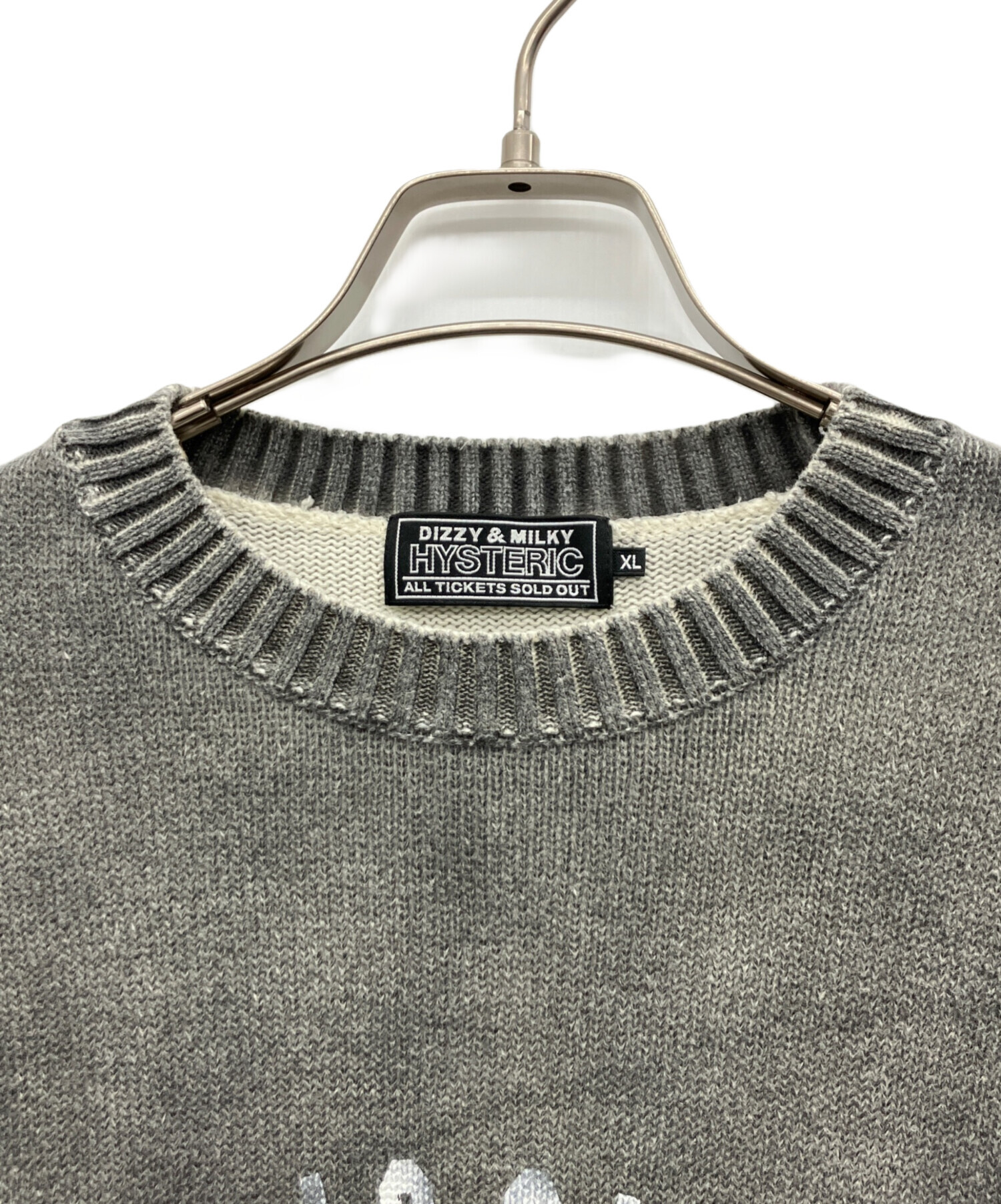 HYSTERIC GLAMOUR グレー M セーター 中古・古着通販】Hysteric Glamour (ヒステリックグラマー) AMPLIFIED