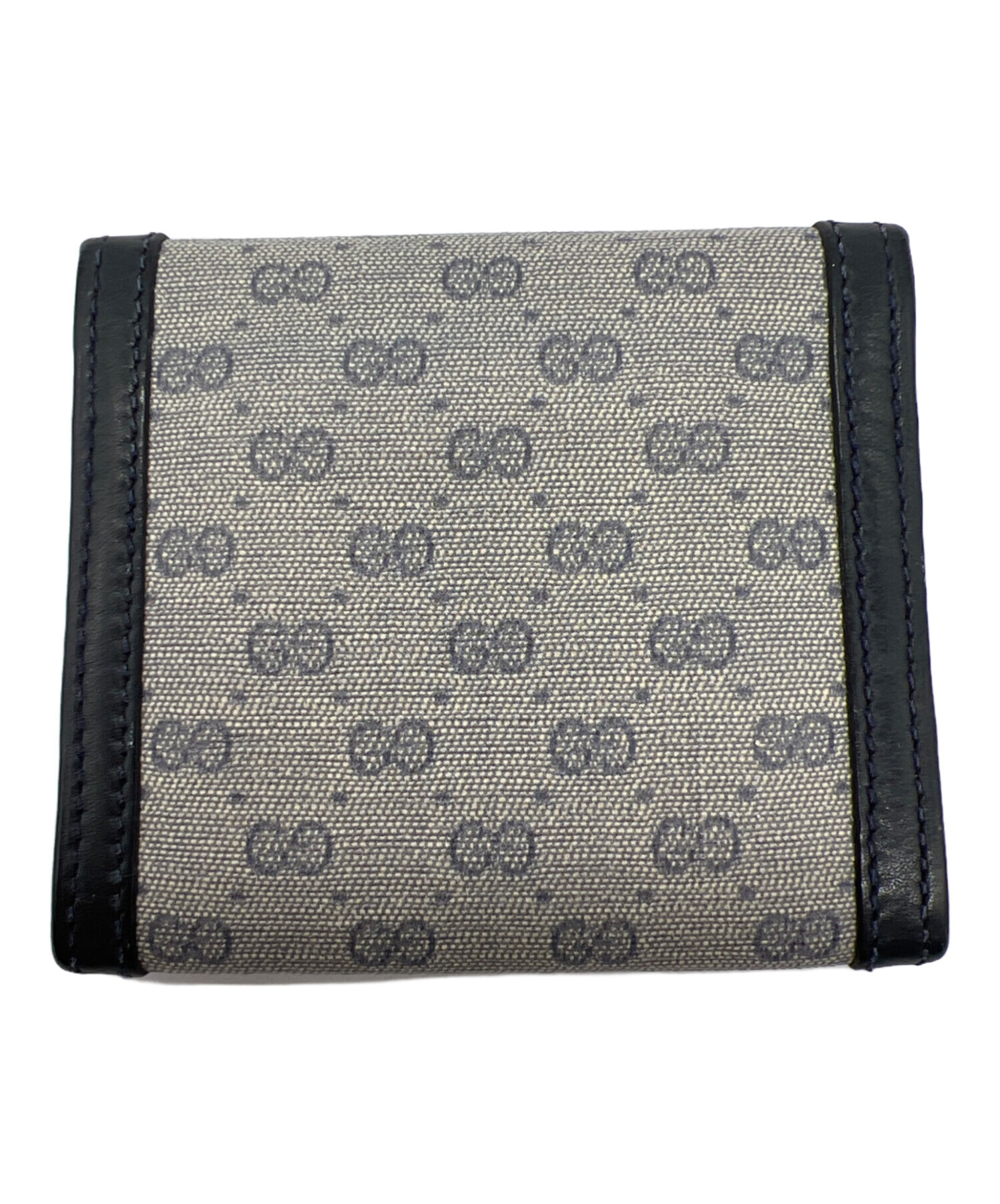 GUCCI グッチ 財布・ケース  グレー 【古着】【中古】【送料無料】 【古着】【中古】 中古・古着通販】GUCCI (グッチ) ダブルG カードケース（名刺入れ