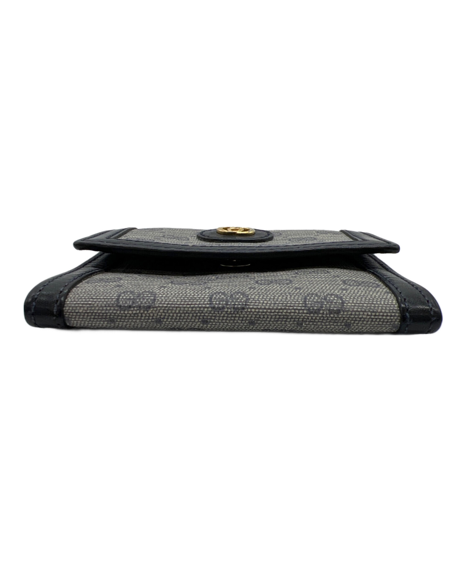 中古・古着通販】GUCCI (グッチ) コインケース ネイビー×グレー