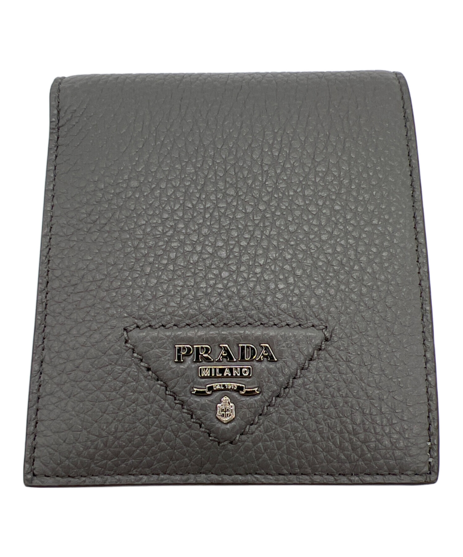 中古・古着通販】PRADA (プラダ) ヴィッテロダイノ 2つ折り財布 グレー
