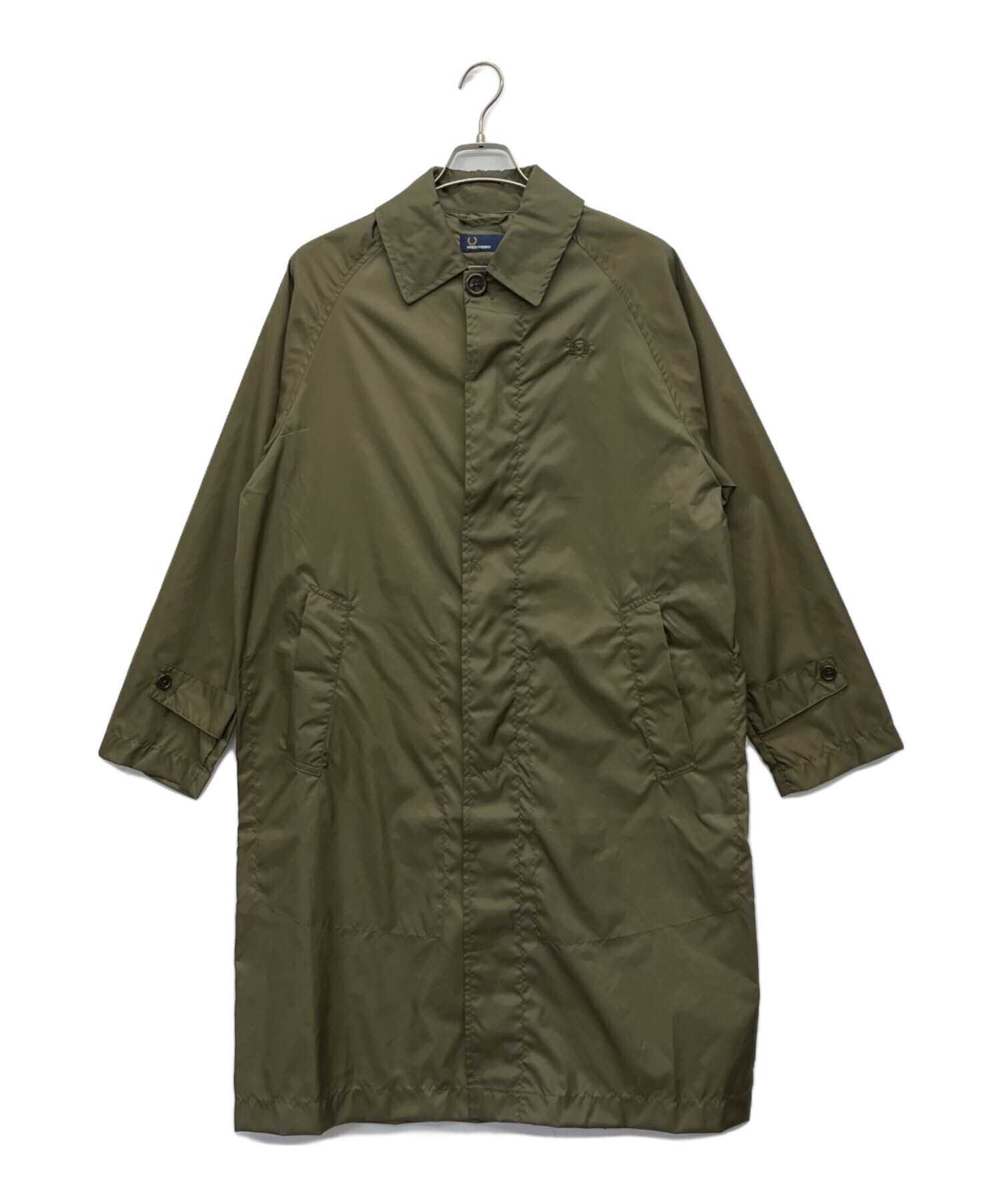 中古・古着通販】FRED PERRY (フレッドペリー) コート カーキ サイズ:M 