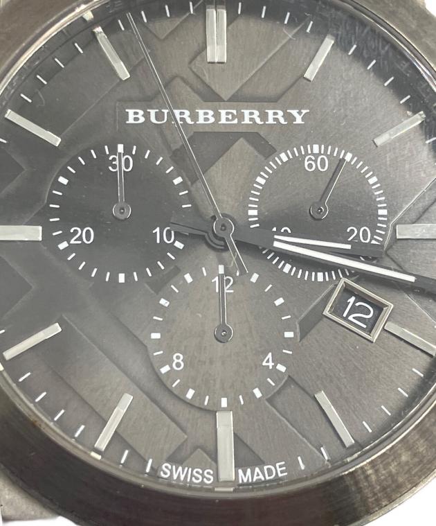 中古・古着通販】BURBERRY (バーバリー) クロノグラフ シティ ブラック