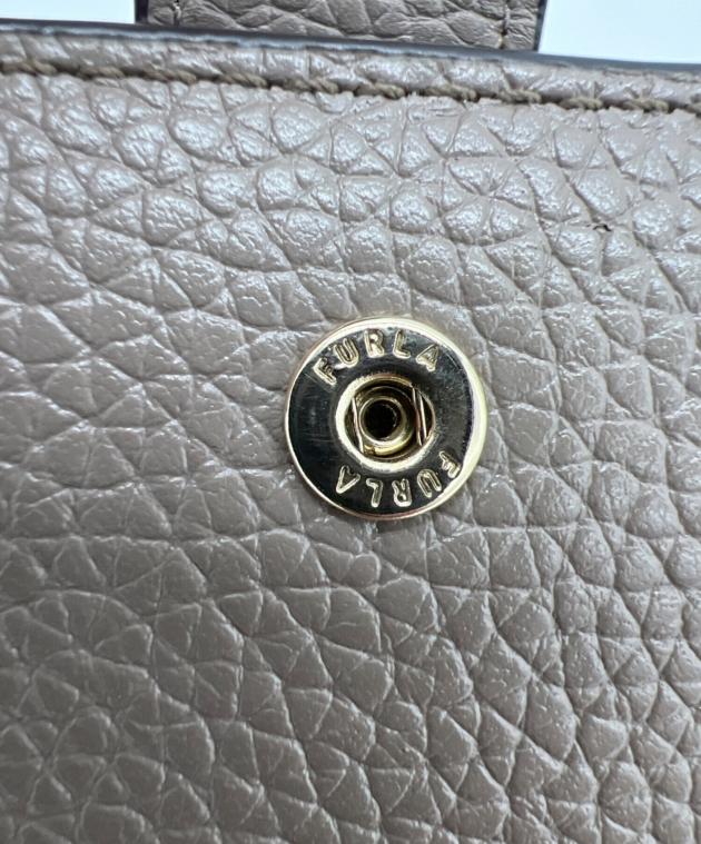 FURLA　2つ折り　新品　未使用品　グレーベージュ 中古・古着通販】FURLA (フルラ) 2つ折り財布 ベージュ｜ブランド