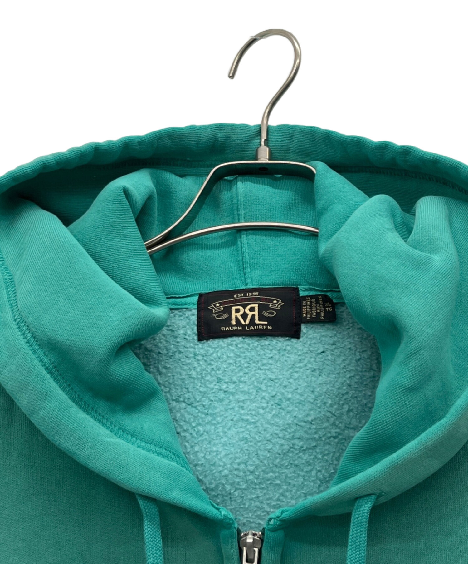 中古・古着通販】RRL (ダブルアールエル) ジップパーカー ターコイズ