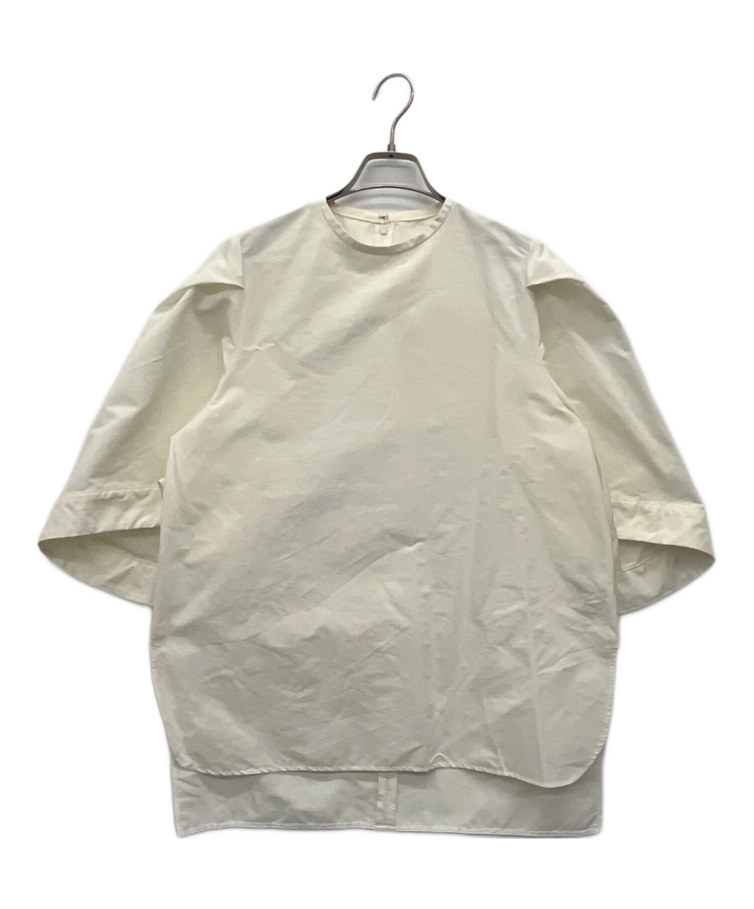 中古・古着通販】LOHEN (ローヘン) 半袖ブラウス ホワイト サイズ:Free