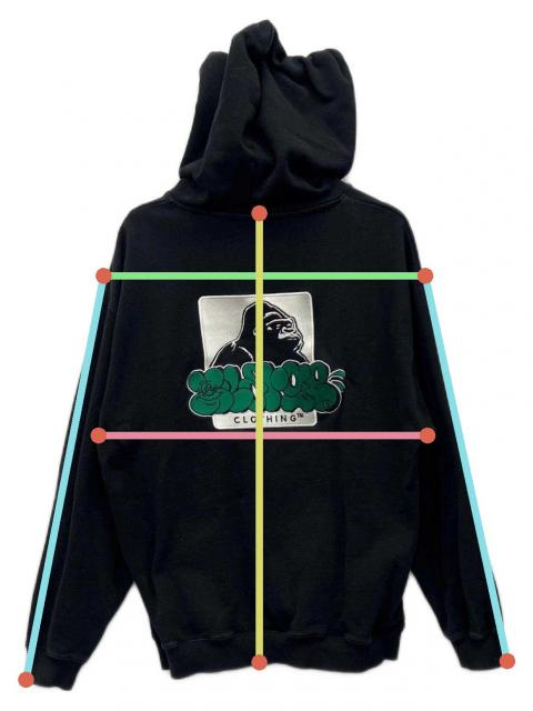 中古・古着通販】X-LARGE (エクストララージ) パーカー ブラック