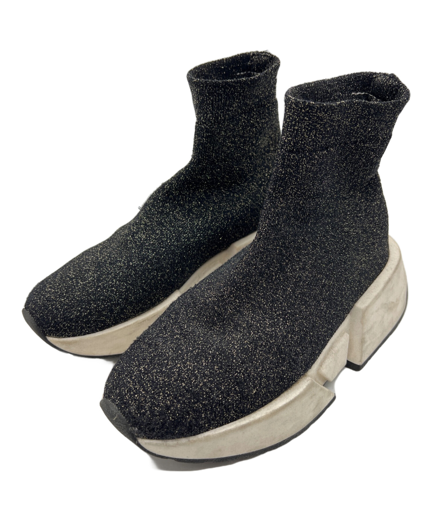 MM6 エムエムシックス スニーカー 27cm 黒 【古着】【中古】【送料無料】 中古・古着通販】MM6 Maison Margiela (エムエムシックスメゾン