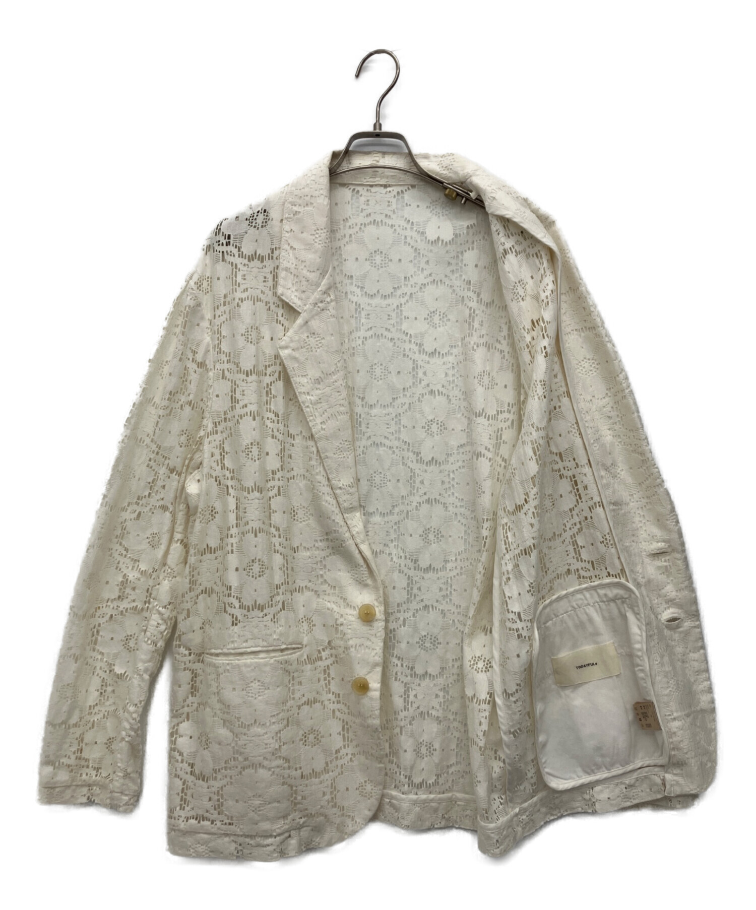 中古・古着通販】TODAYFUL (トゥデイフル) レースオーバージャケット