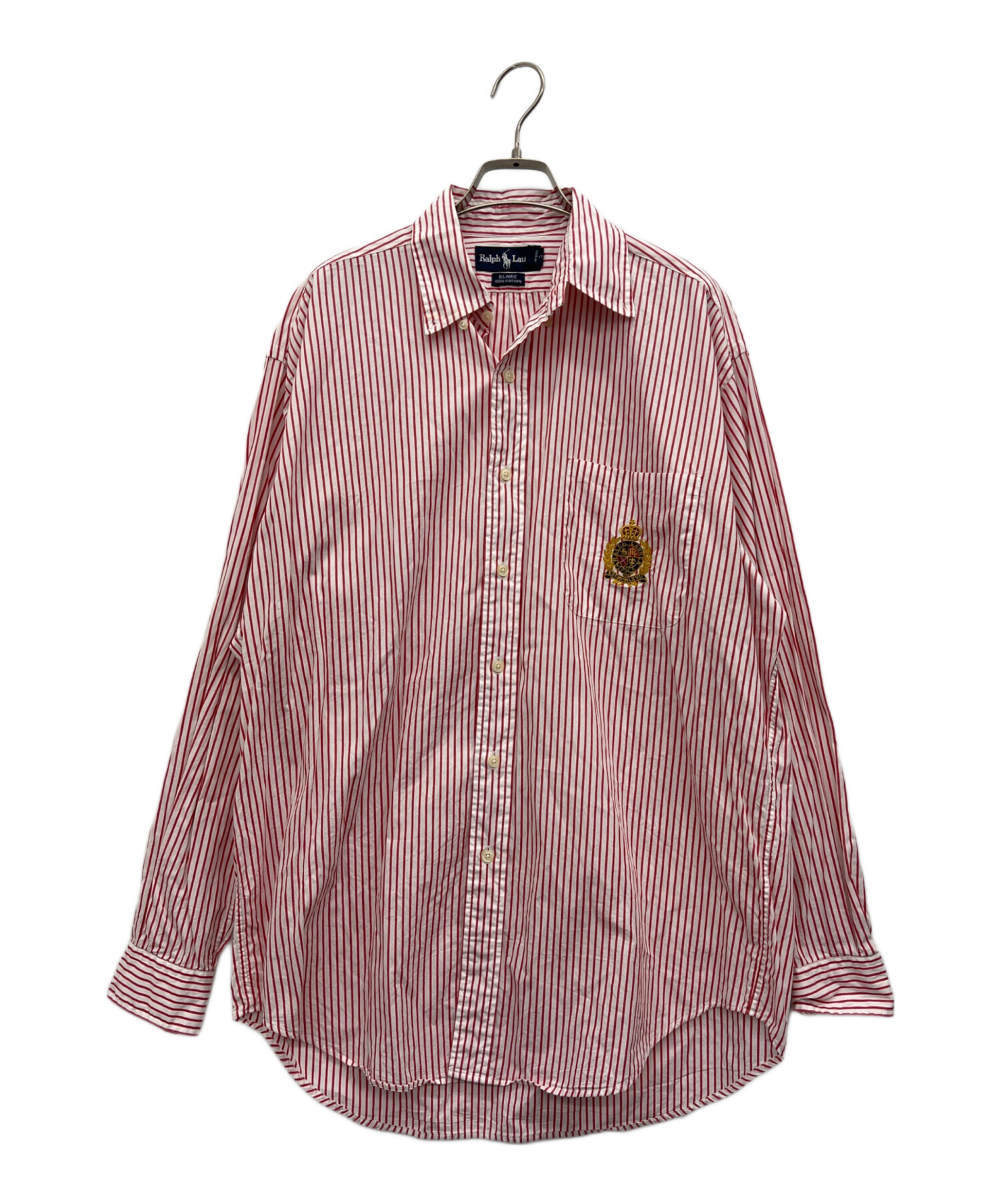 中古・古着通販】RALPH LAUREN (ラルフローレン) 長袖シャツ ピンク 