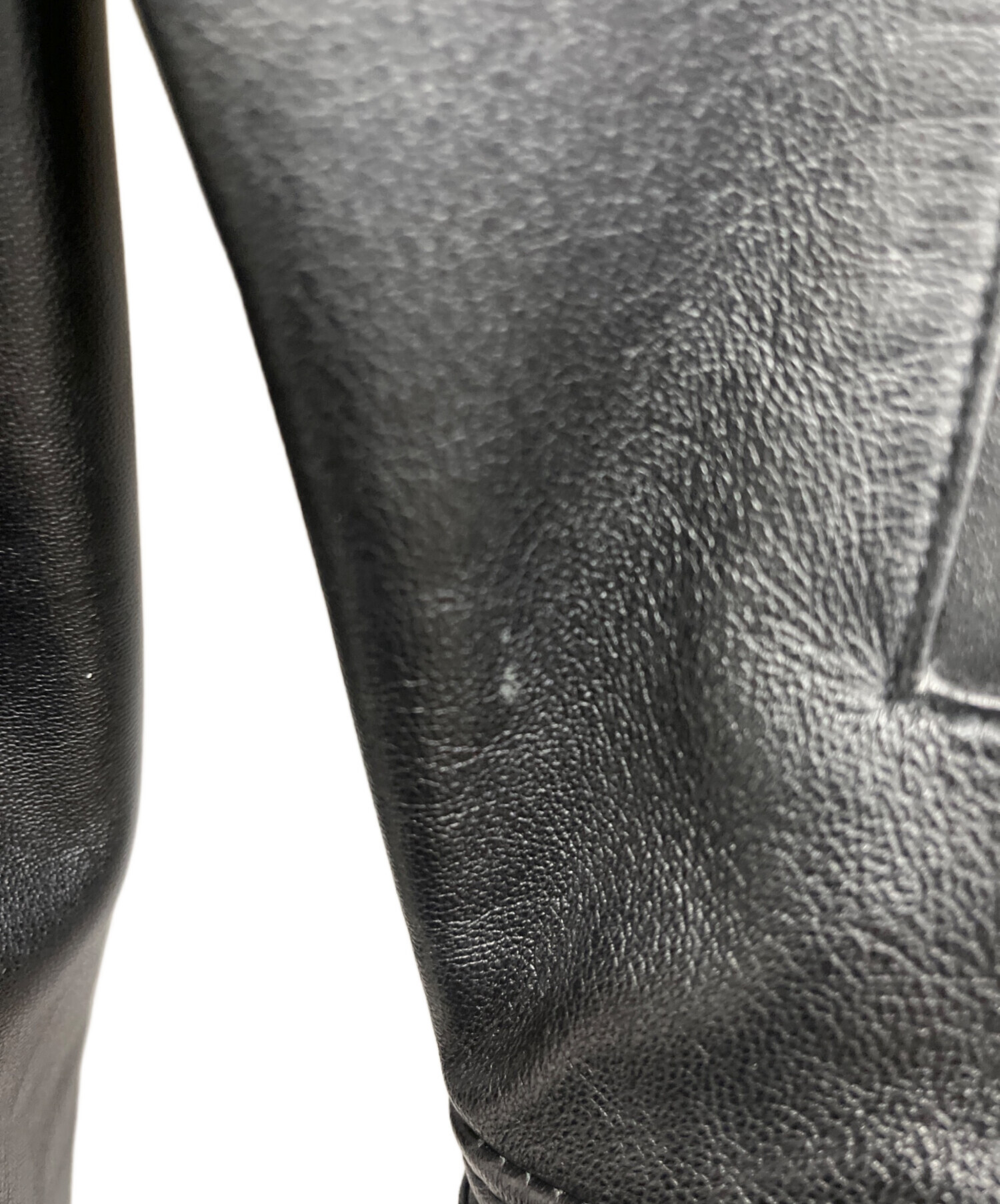 ZARA シングルラムレザーライダース 中古・古着通販】ZARA (ザラ) ラムレザーシングルライダースジャケット