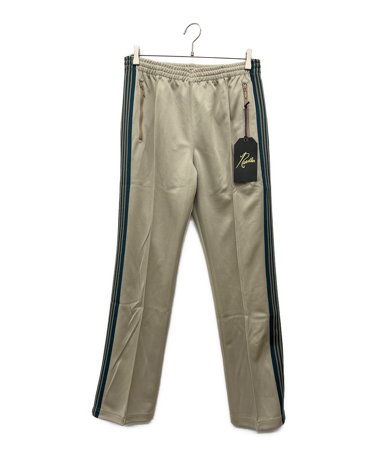【3日間限定価格】yzerr着用　needles トラックパンツ　ベージュ 中古・古着通販】Needles (ニードルズ) ナロートラックパンツ ベージュ