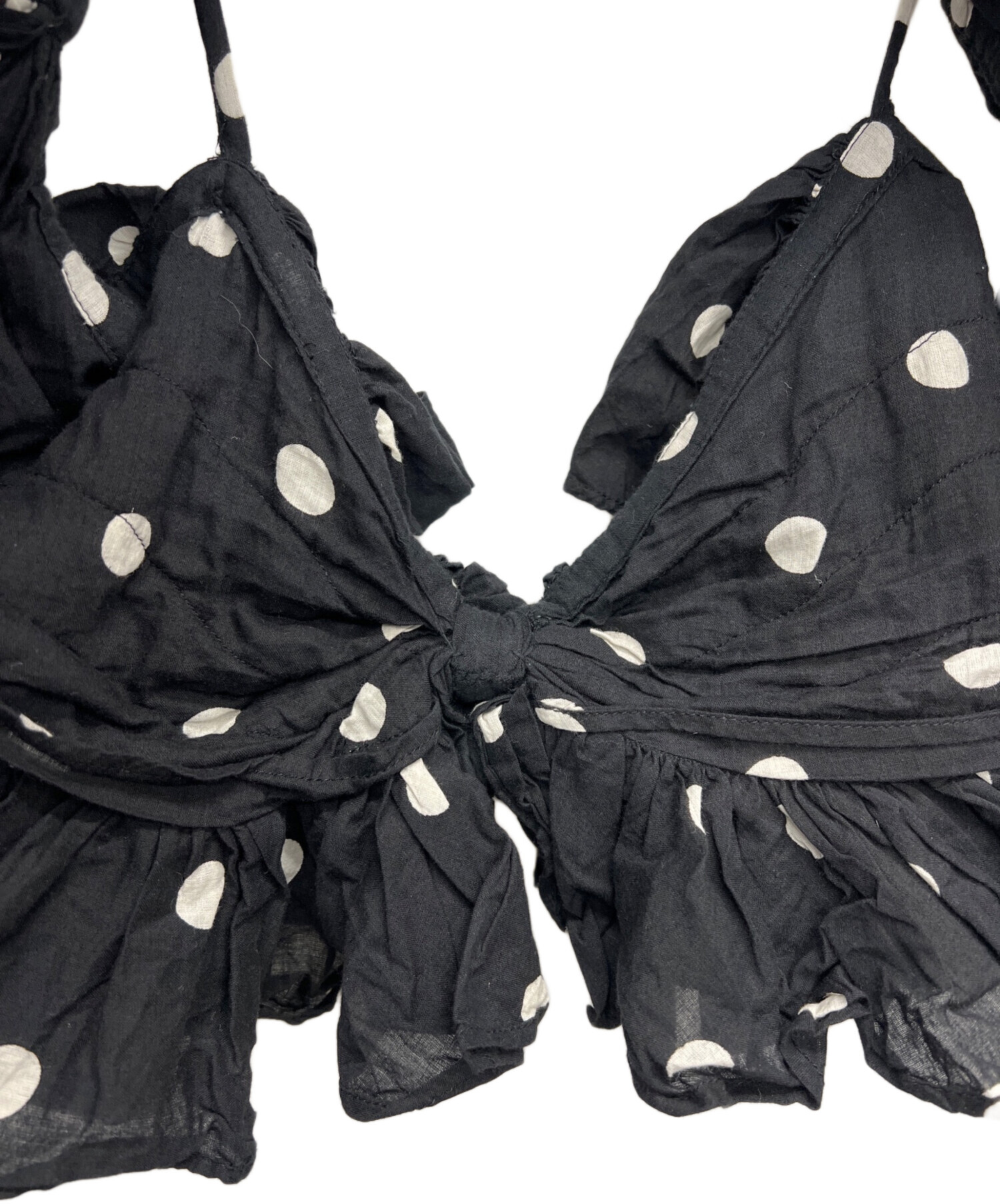 新品未使用品　Crinklecrinklecrinkle ドット フリル キャミ crinkle crinkle crinkle ドットフリルキャミ - メルカリ