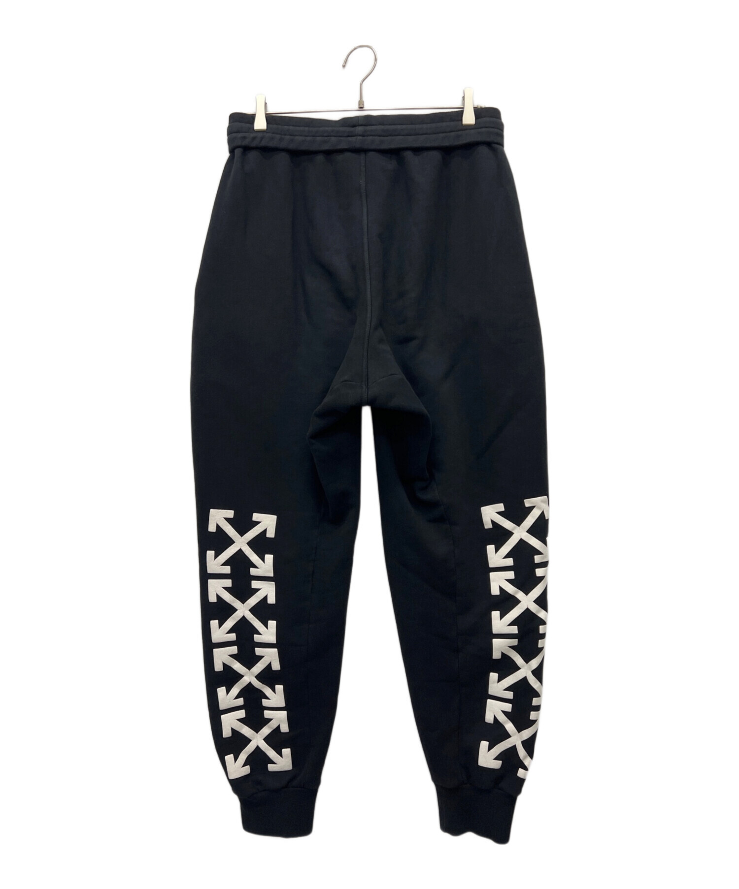 中古・古着通販】OFFWHITE (オフホワイト) スウェットパンツ ブラック 