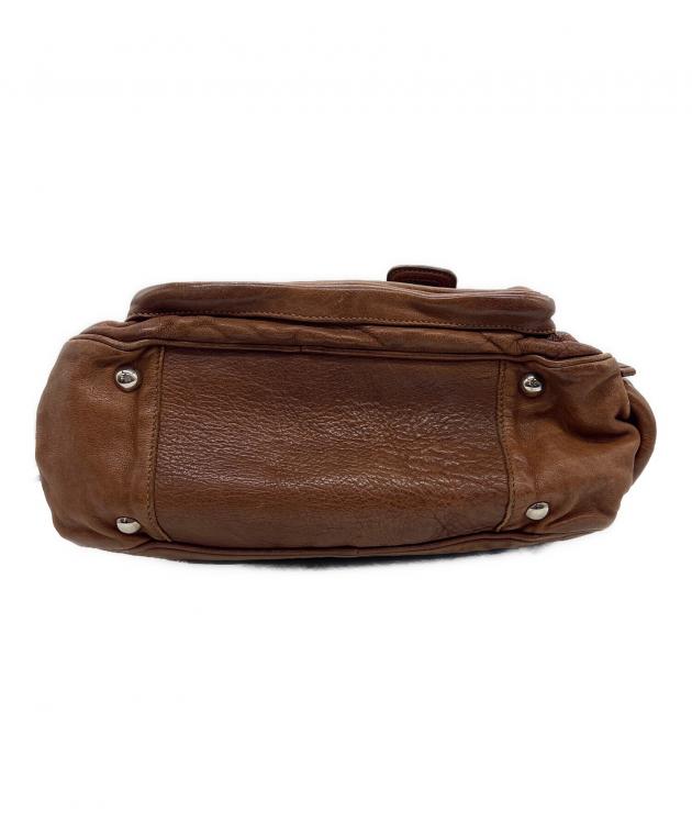 中古・古着通販】PRADA (プラダ) ウォッシュドレザーボストンバッグ