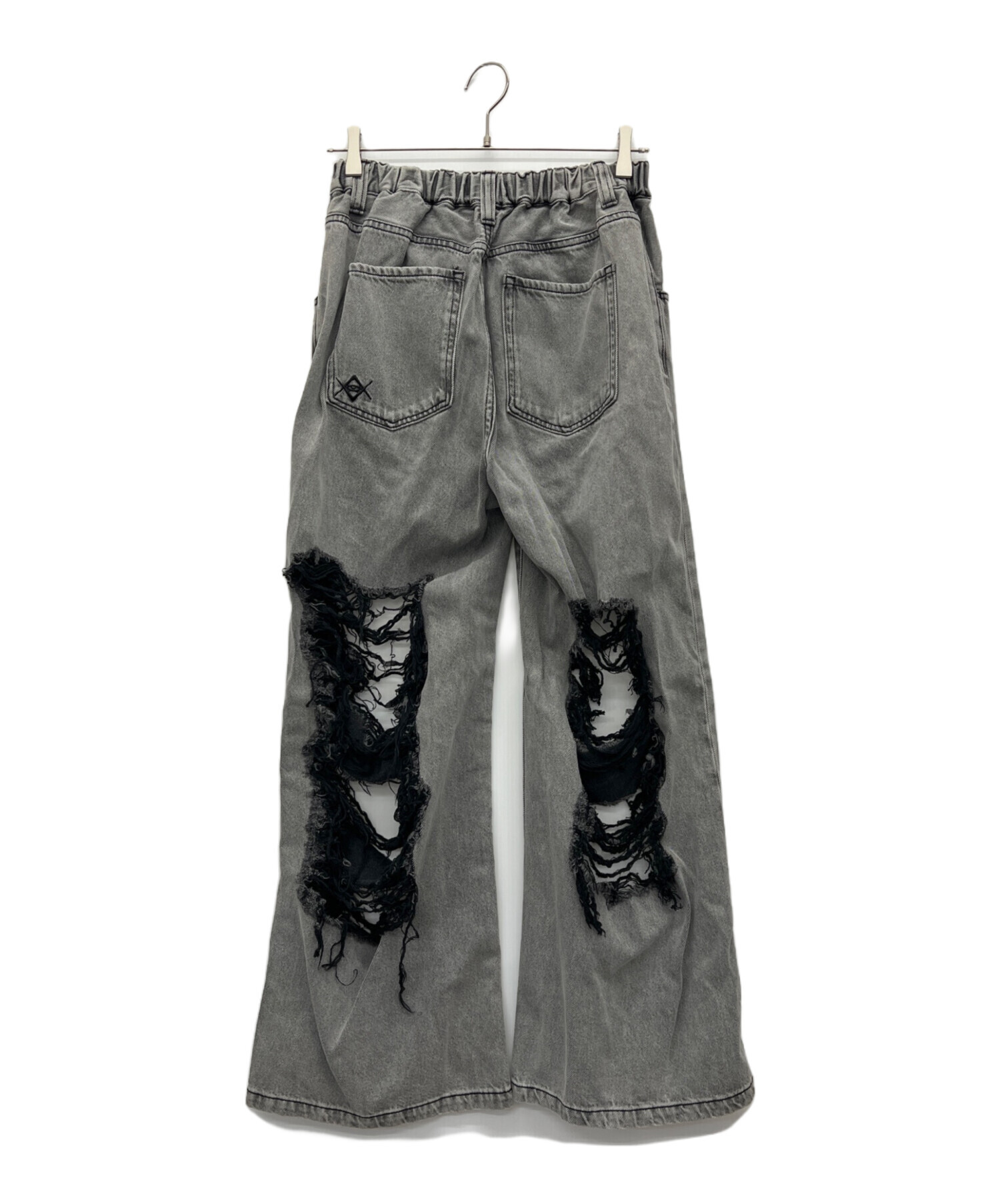 中古・古着通販】REFLEM (レフレム) ハイクラッシュデニムパンツ
