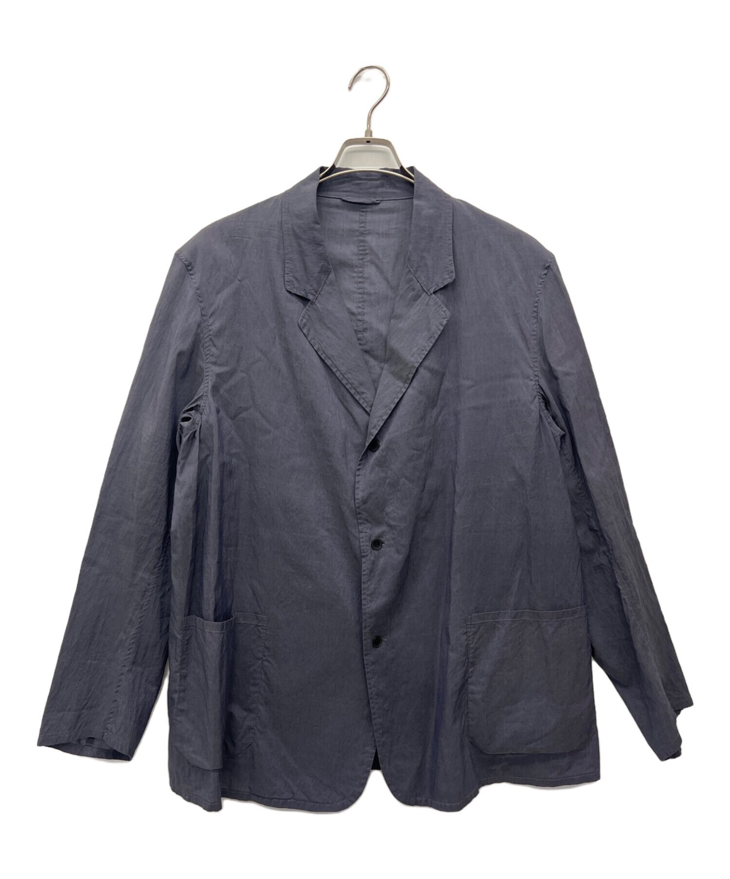 中古・古着通販】COMOLI (コモリ) コットンシルクジャケット ネイビー