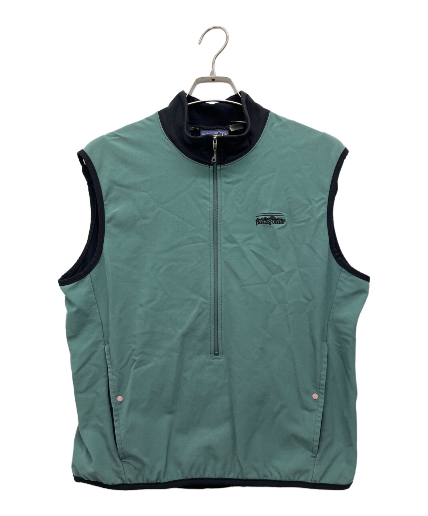 patagonia オリーブグリーン ベスト M 中古・古着通販】Patagonia (パタゴニア) ベスト グリーン サイズ:M