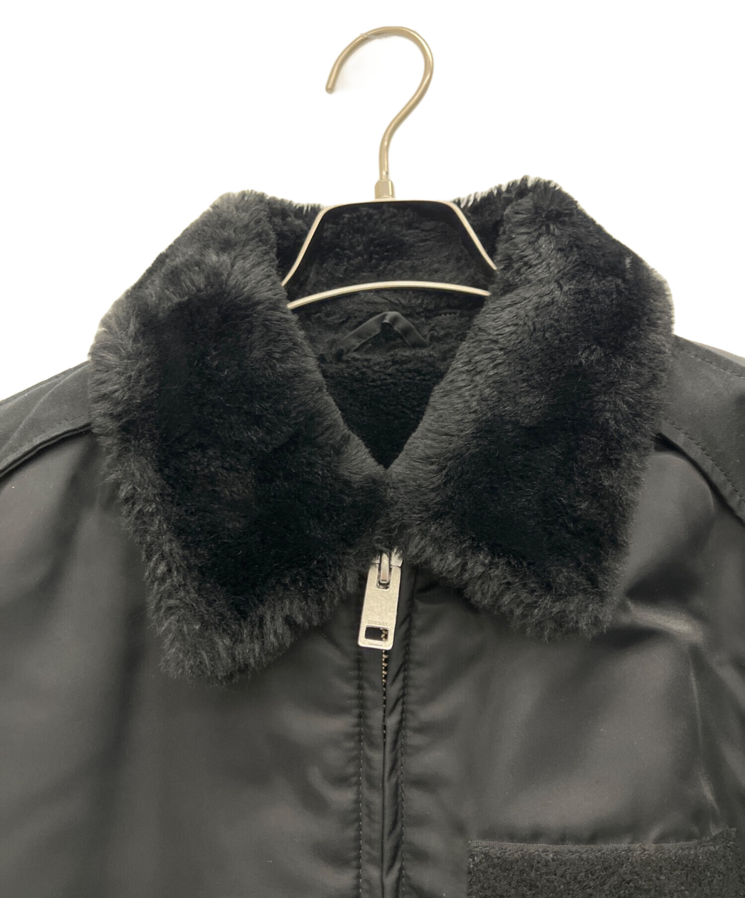 中古・古着通販】DIESEL (ディーゼル) フライトジャケット ブラック