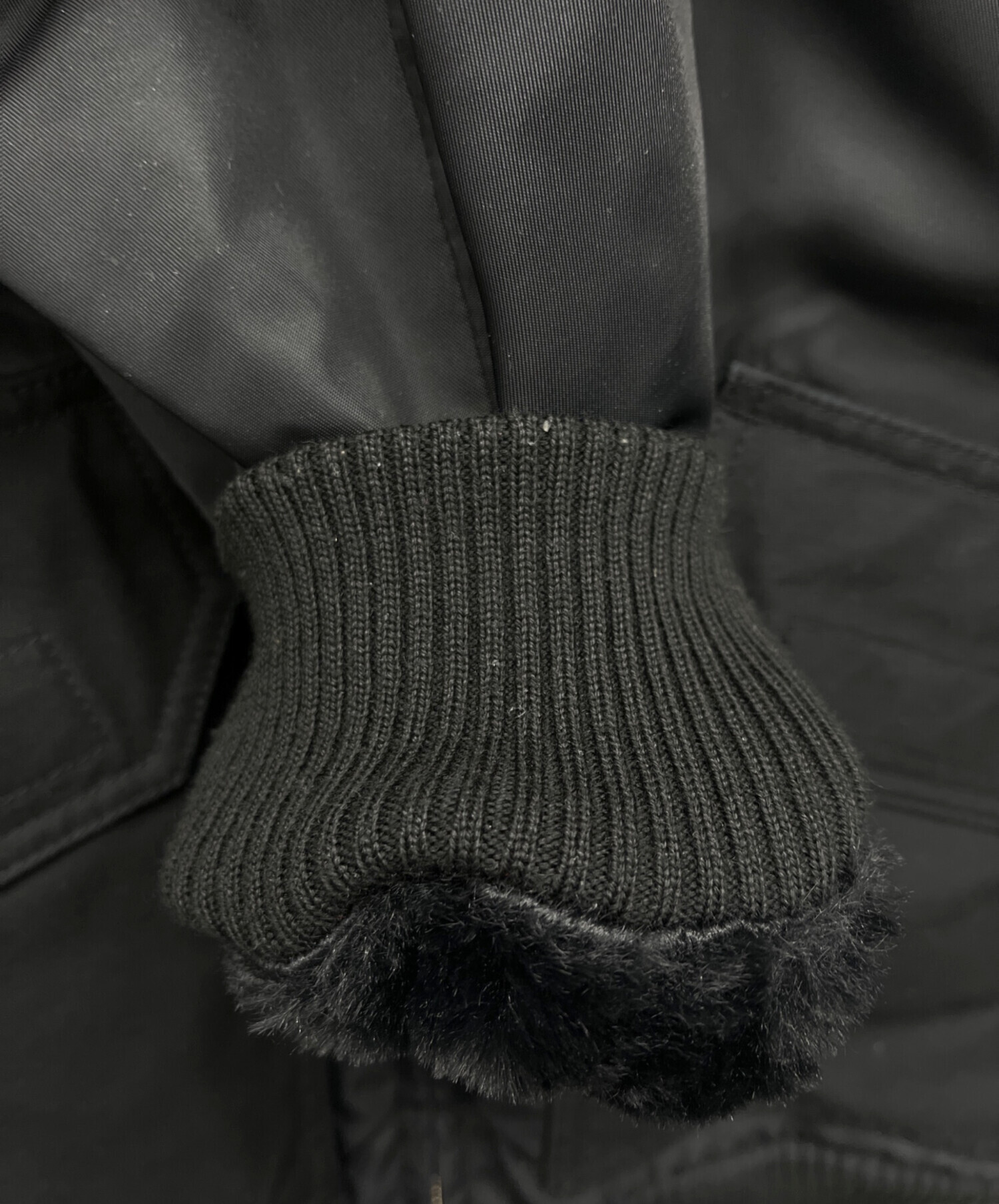 中古・古着通販】DIESEL (ディーゼル) フライトジャケット ブラック