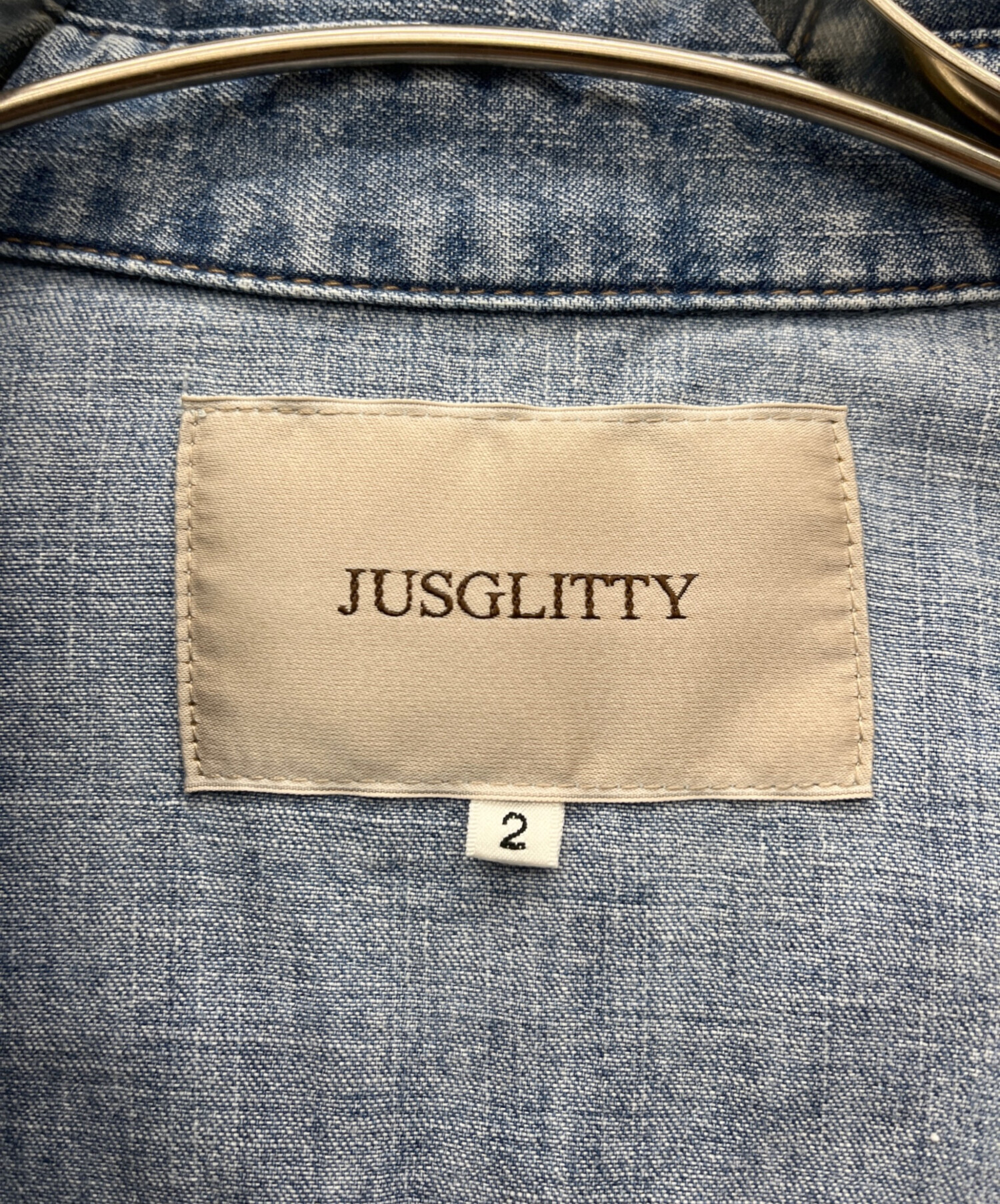 ジャスグリッティ専用 中古・古着通販】JUSGLITTY (ジャスグリッティー) クロップドデニム