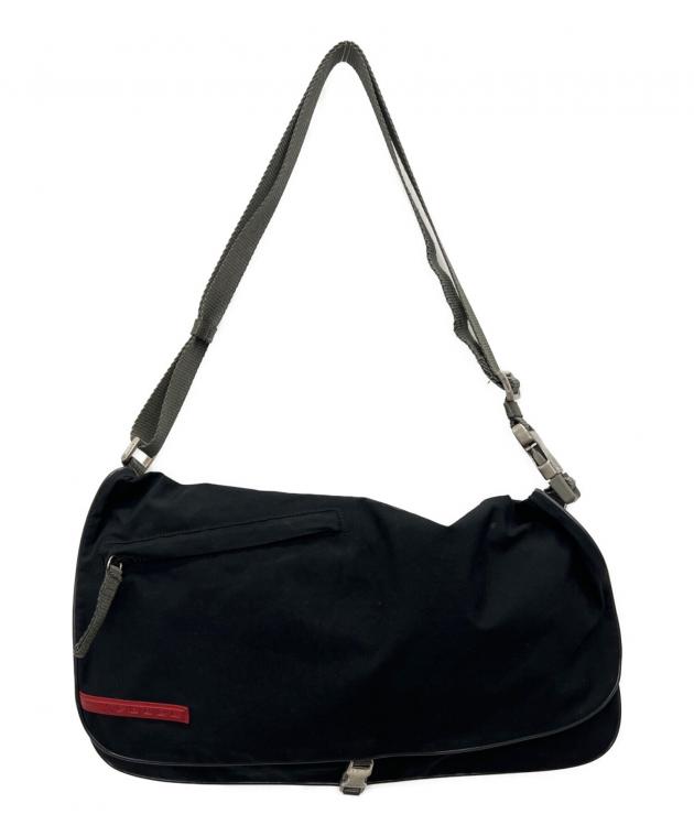 希少品 プラダスポーツ ウエストバッグ アーカイブ 00s 4VA107 黒 中古・古着通販】PRADA SPORTS (プラダスポーツ) ショルダーバッグ