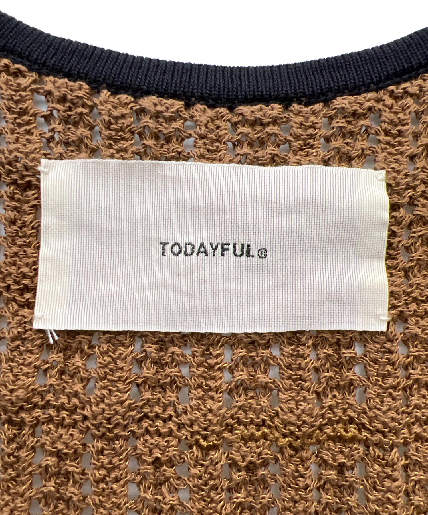 中古・古着通販】TODAYFUL (トゥデイフル) ベスト ブラウン サイズ:F 