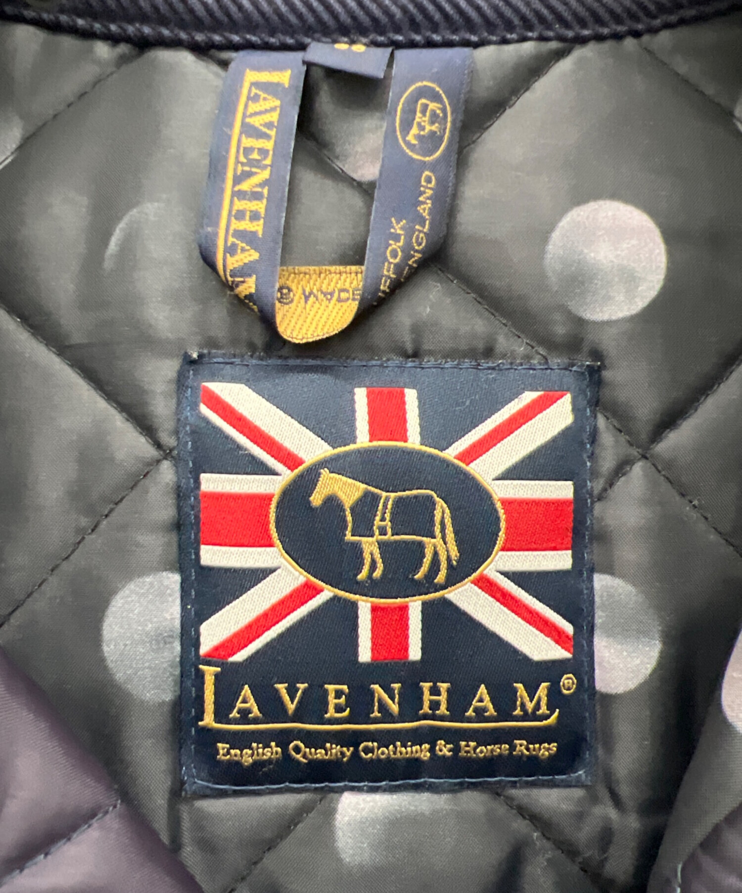 LAVENHAM（ラベンハム）× Paul Smithキルティングベスト黒 【公式通販】