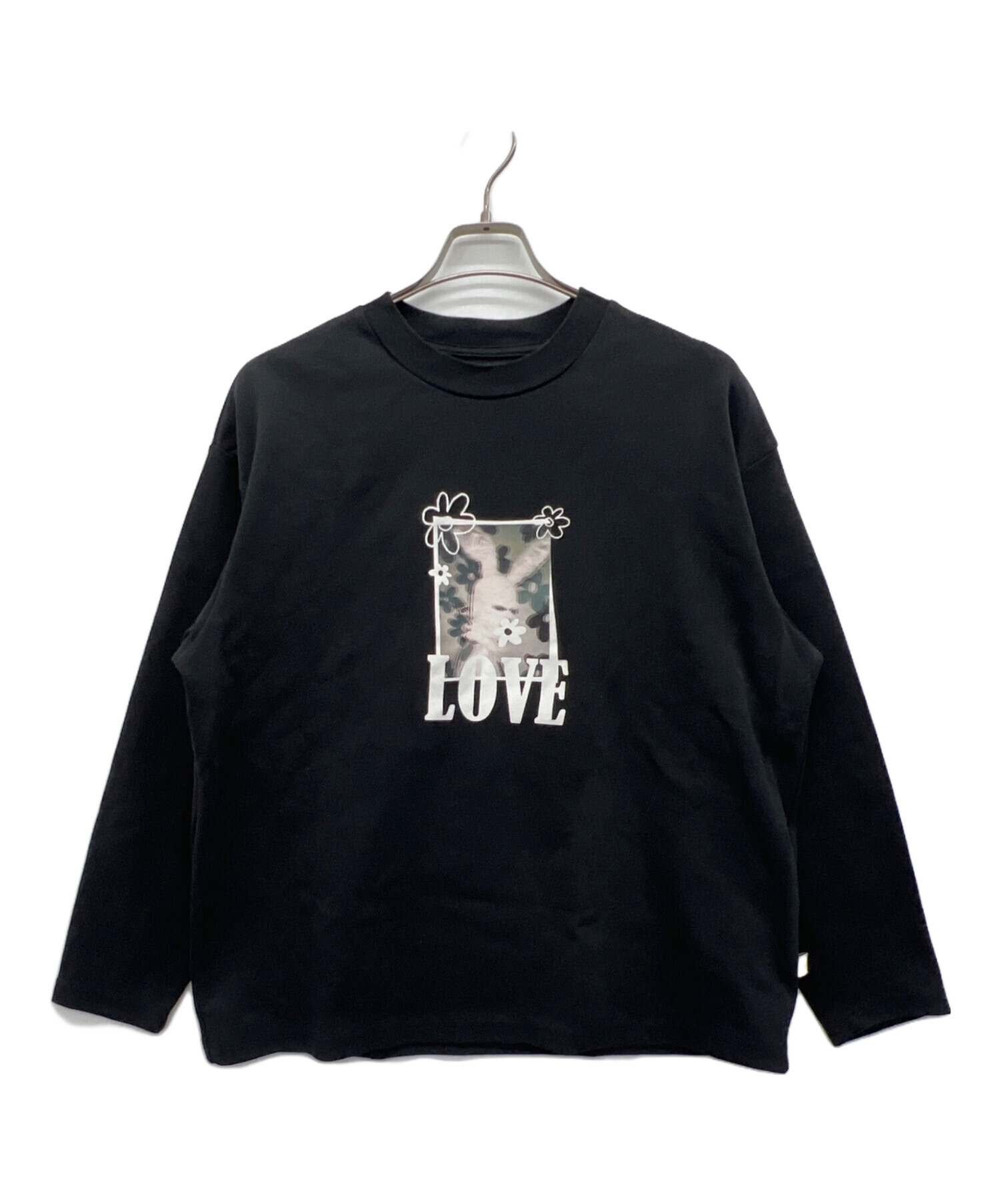 NAPTIME ブラック Tシャツ オーバーサイズナップタイム 中古・古着通販】Naptime (ナップタイム) ロングスリーブカットソー