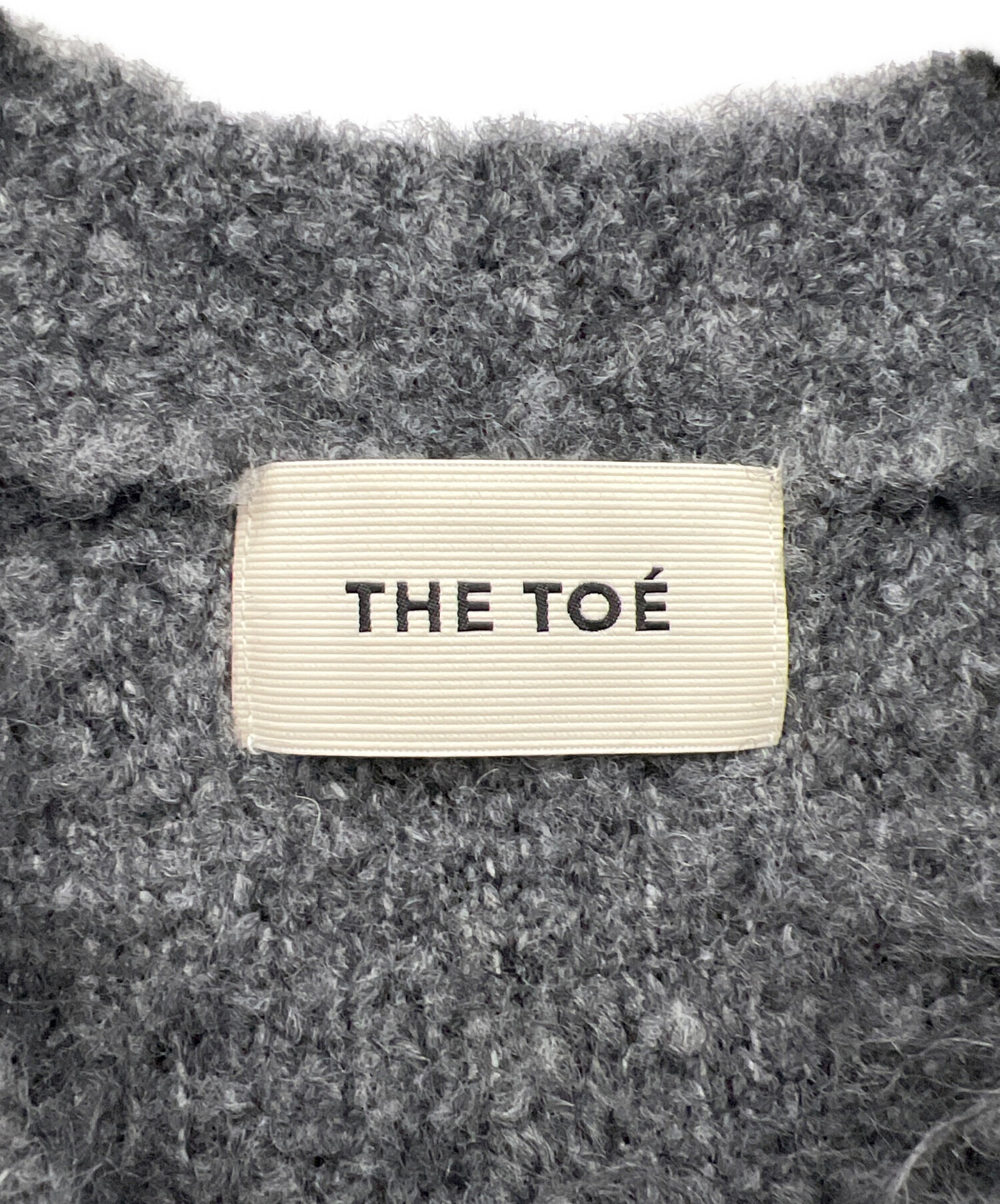 中古・古着通販】THE TOE (ザ・トゥー) 厚手カーディガン グレー