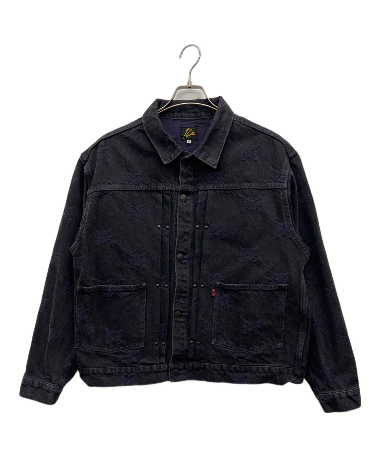 中古・古着通販】Needles (ニードルズ) デニムジャケット ブラック