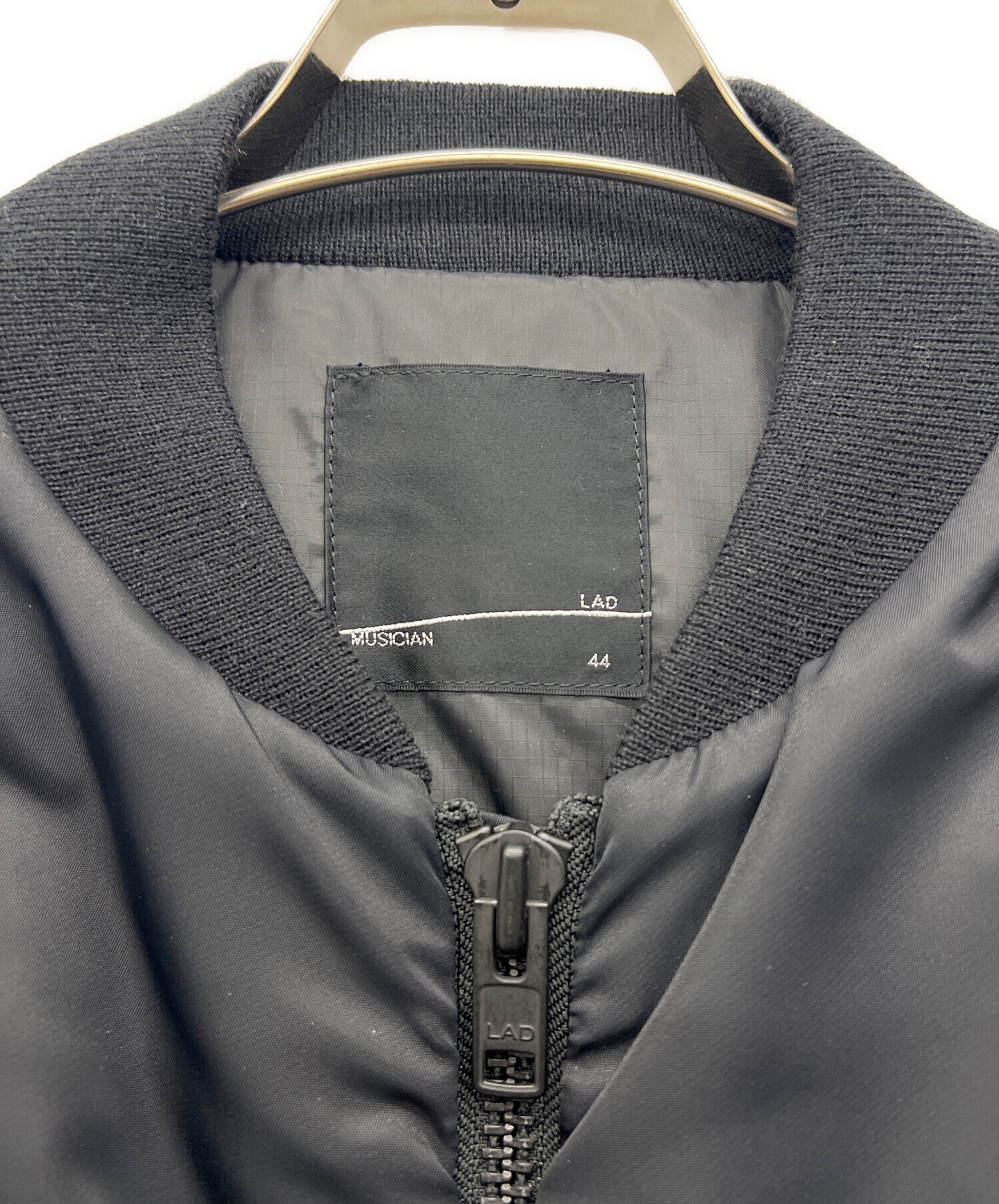 【最終】LAD MUSICIAN MA-1 ブラックジャケット サイズ42 中古・古着通販】LAD MUSICIAN (ラッドミュージシャン) MA-1ジャケット