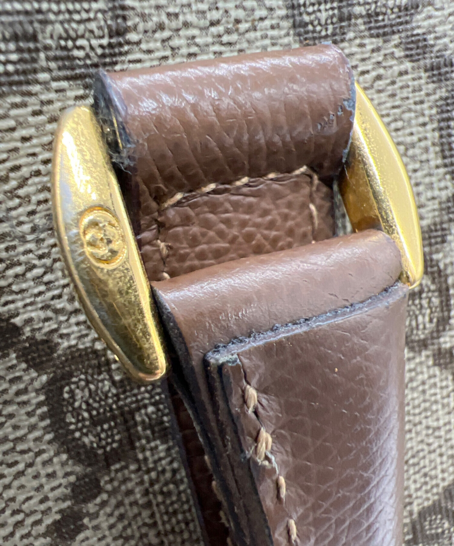 中古・古着通販】GUCCI (グッチ) シェリーライン ミニボストンバッグ