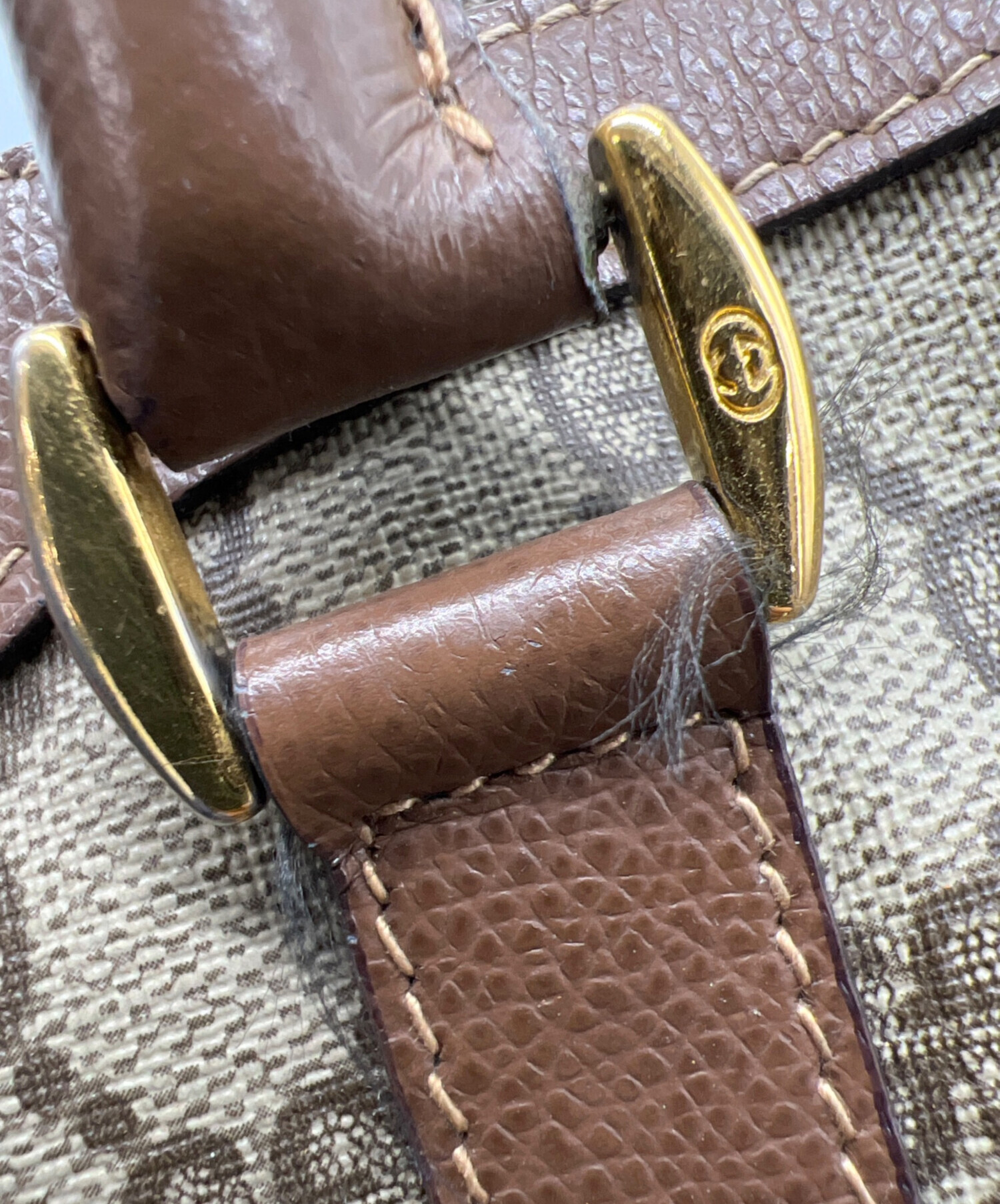 中古・古着通販】GUCCI (グッチ) シェリーライン ミニボストンバッグ