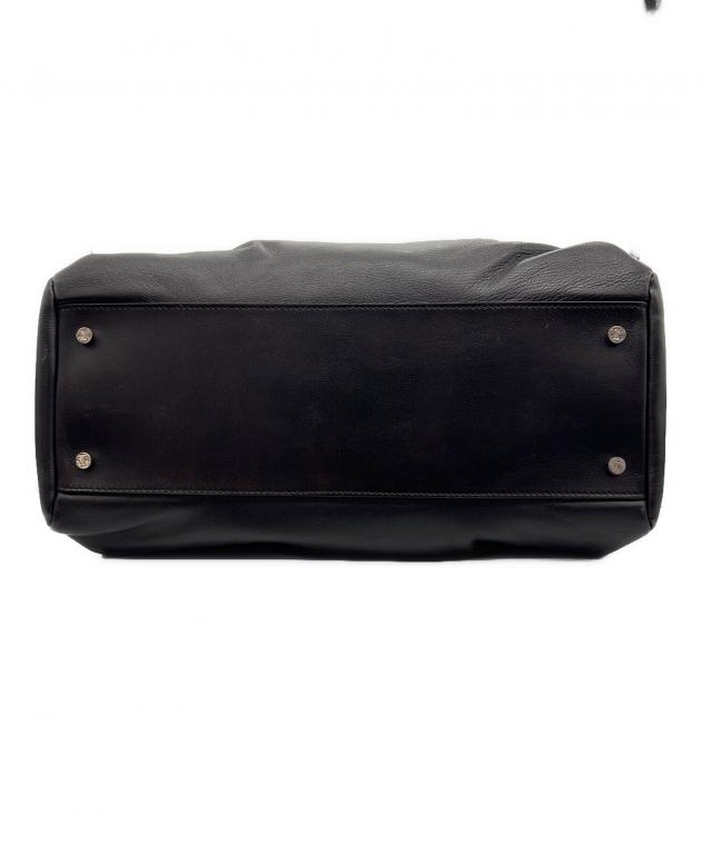 中古・古着通販】CELINE (セリーヌ) レザーハンドバッグ ブラウン