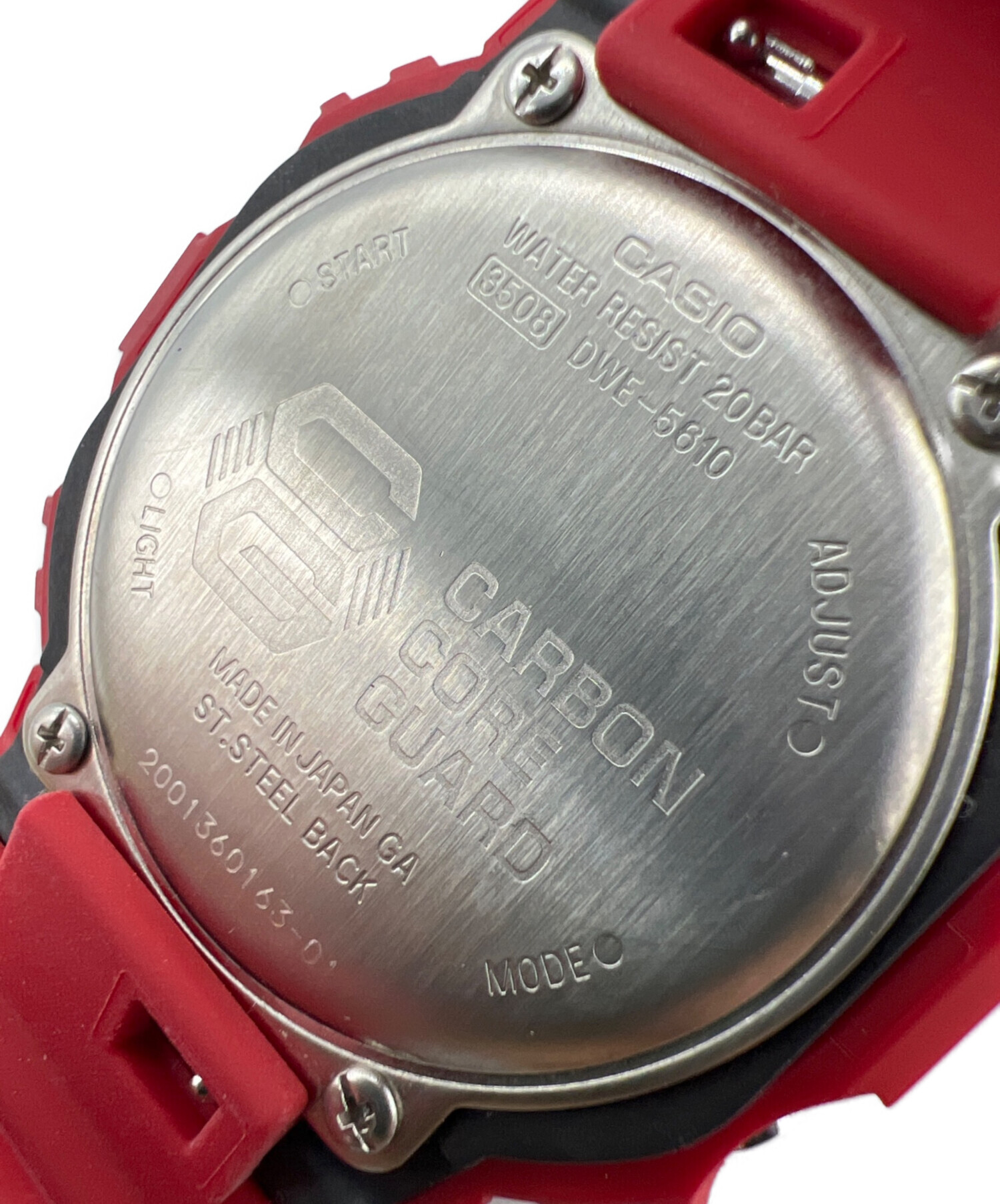中古・古着通販】CASIO (カシオ) 腕時計 G-SHOCK レッド｜ブランド