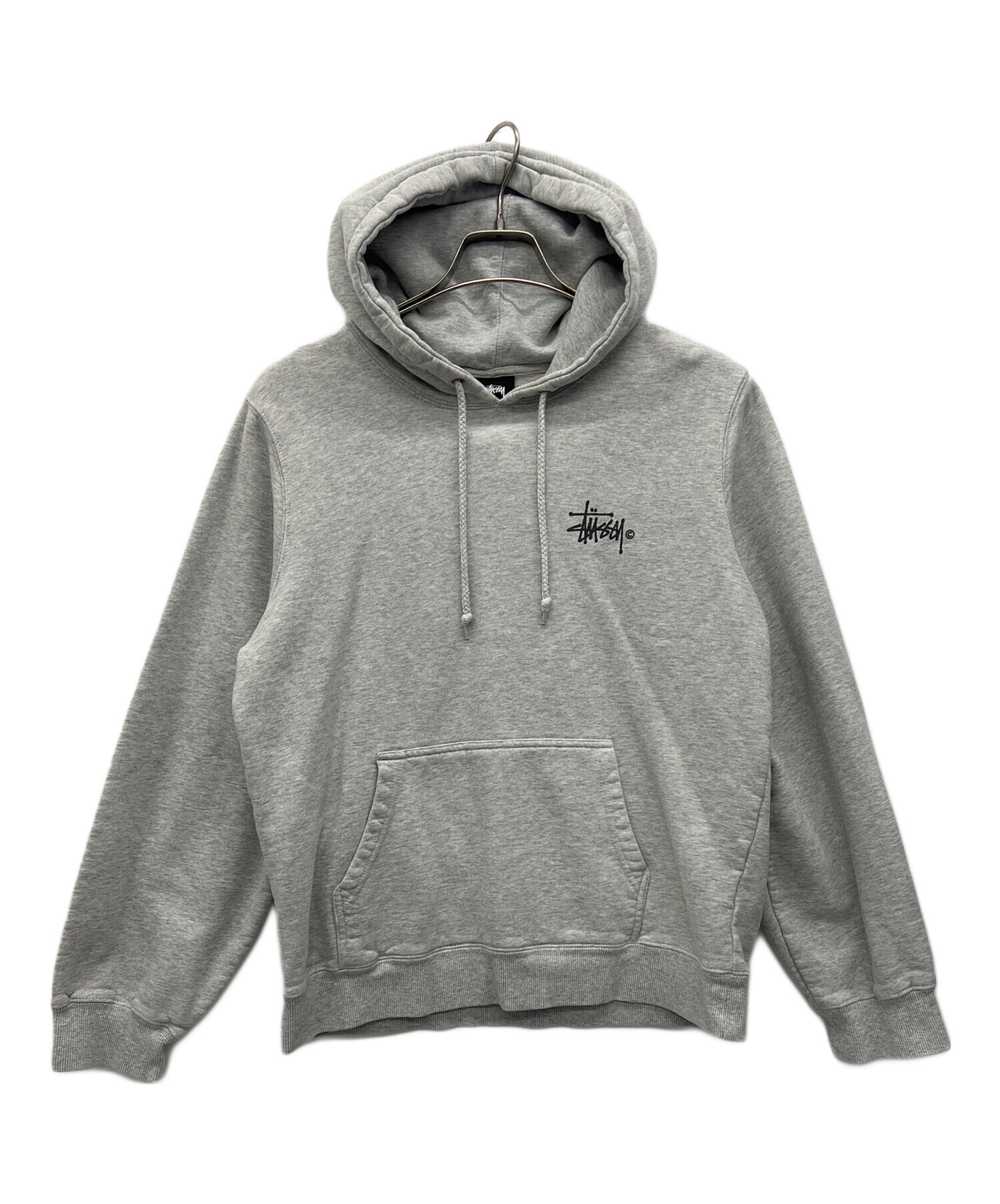 中古・古着通販】stussy (ステューシー) プルオーバーパーカー グレー