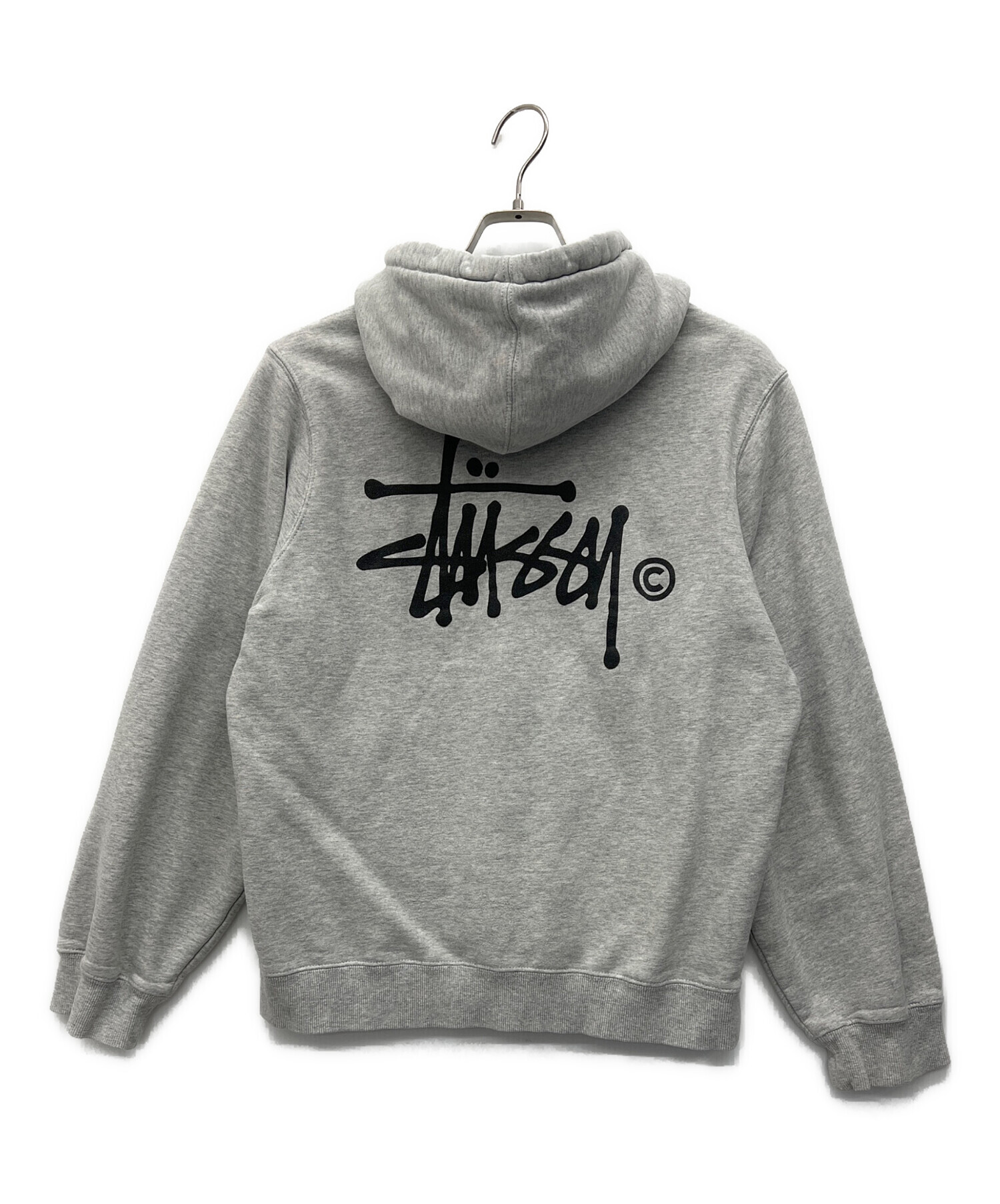 中古・古着通販】stussy (ステューシー) プルオーバーパーカー グレー 