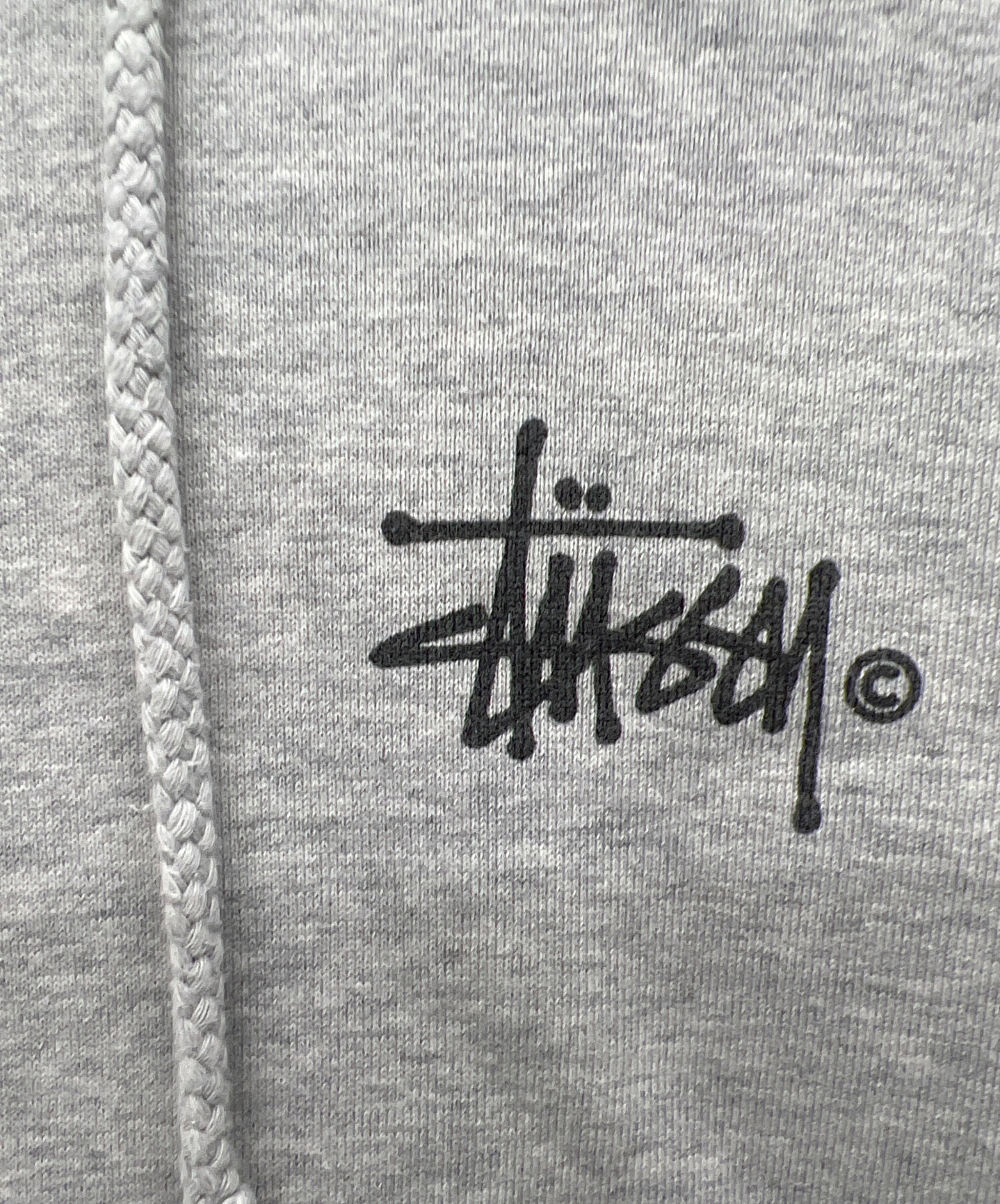 中古・古着通販】stussy (ステューシー) プルオーバーパーカー グレー 