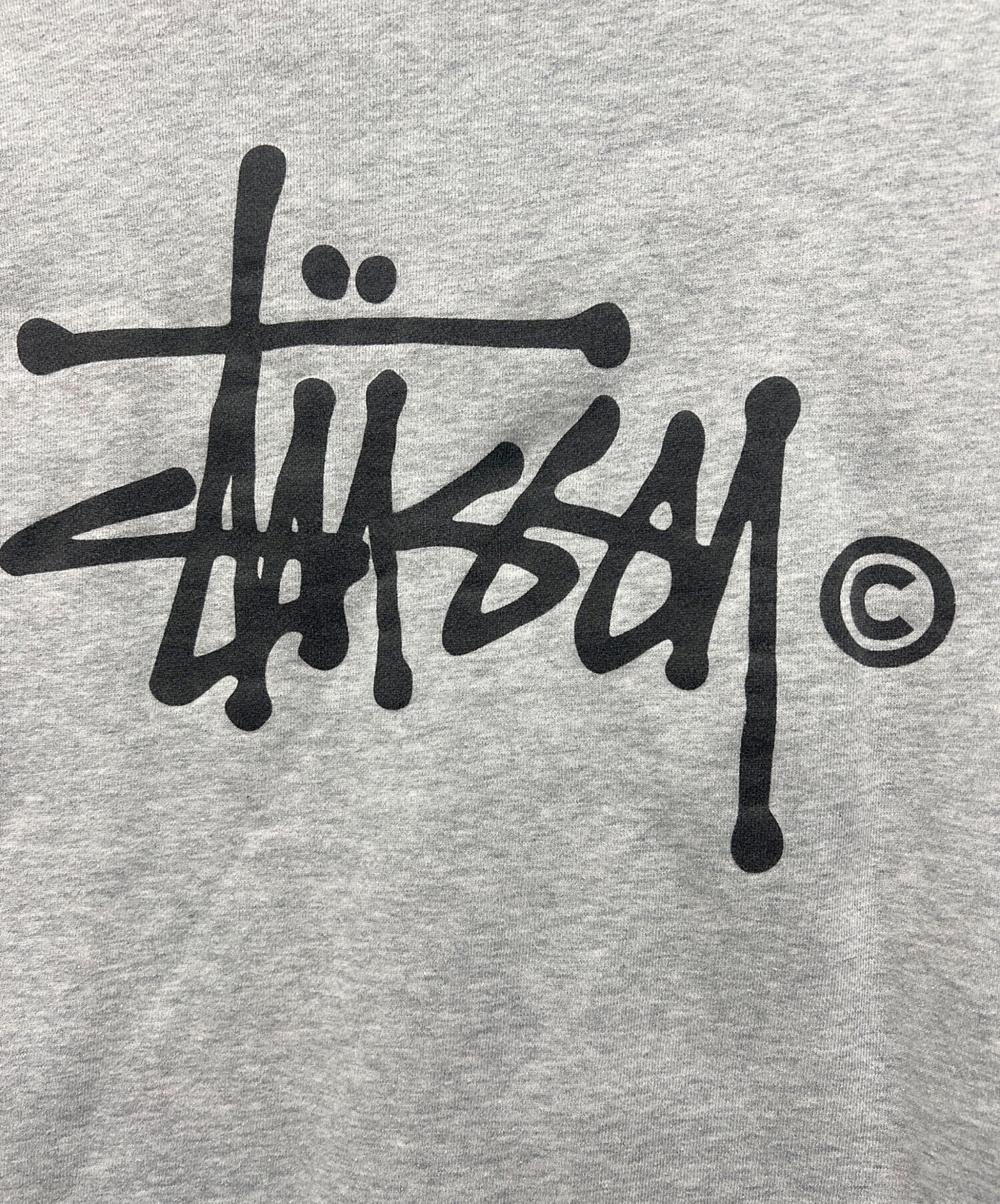 中古・古着通販】stussy (ステューシー) プルオーバーパーカー グレー 