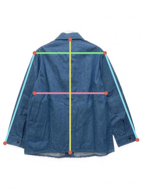 中古・古着通販】Needles (ニードルズ) カバーオール ブルー サイズ:M