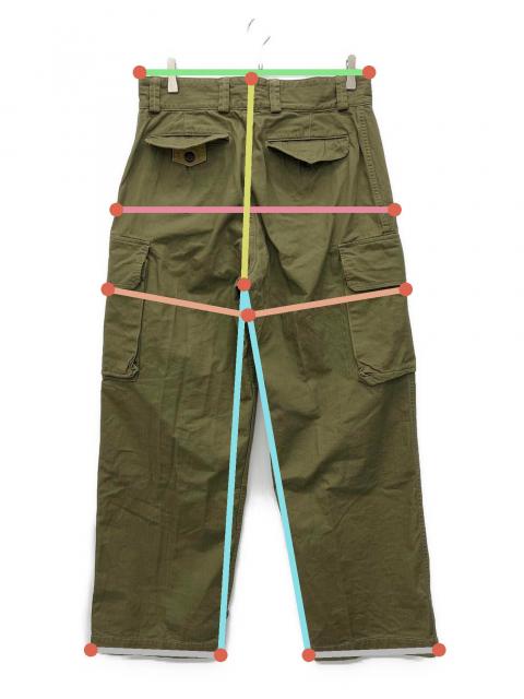 中古・古着通販】orSlow (オアスロウ) カーゴパンツ カーキ サイズ:L