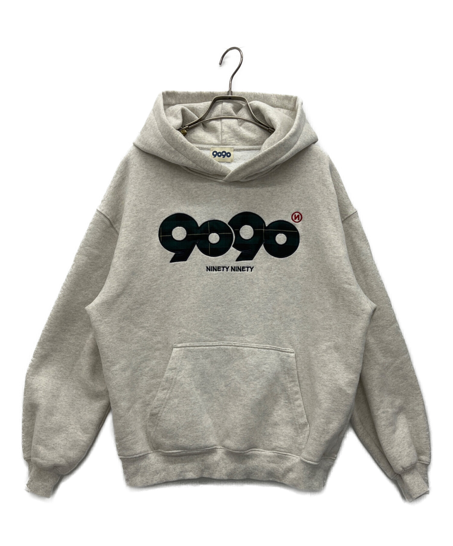 中古・古着通販】9090 (9090) プルオーバーパーカー グレー サイズ:M