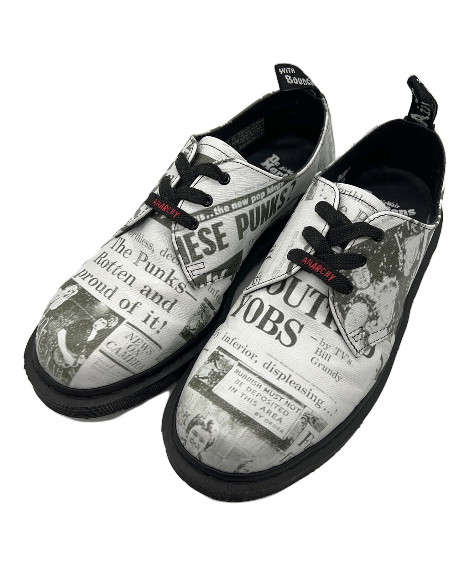ドクターマーチン×ピストルズコラボ　UK9 中古・古着通販】Dr.Martens (ドクターマーチン) 3ホールシューズ SEX