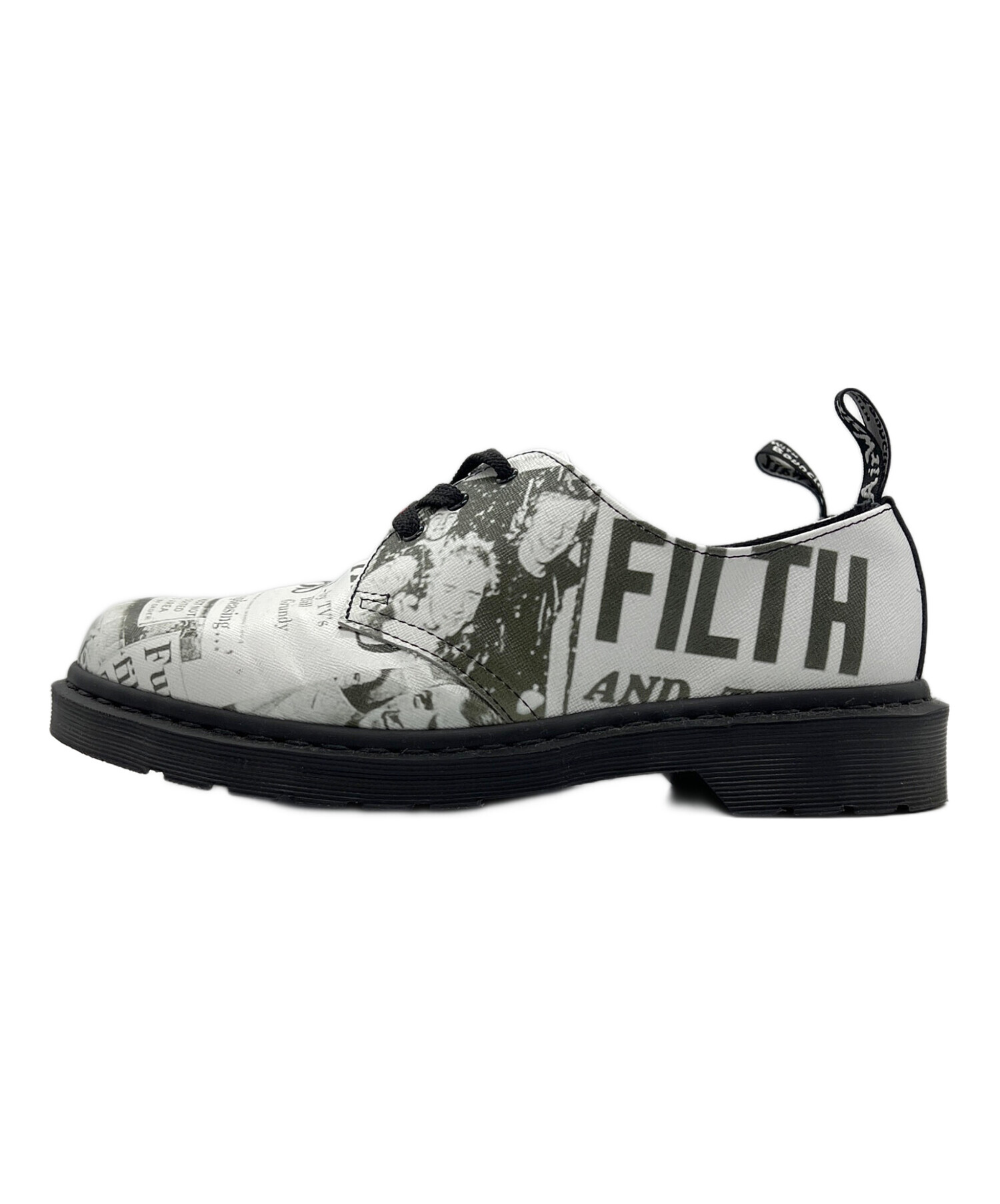 ドクターマーチン×ピストルズコラボ　UK9 中古・古着通販】Dr.Martens (ドクターマーチン) 3ホールシューズ SEX