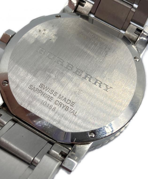 中古・古着通販】BURBERRY (バーバリー) クロノグラフ シティ ブラック