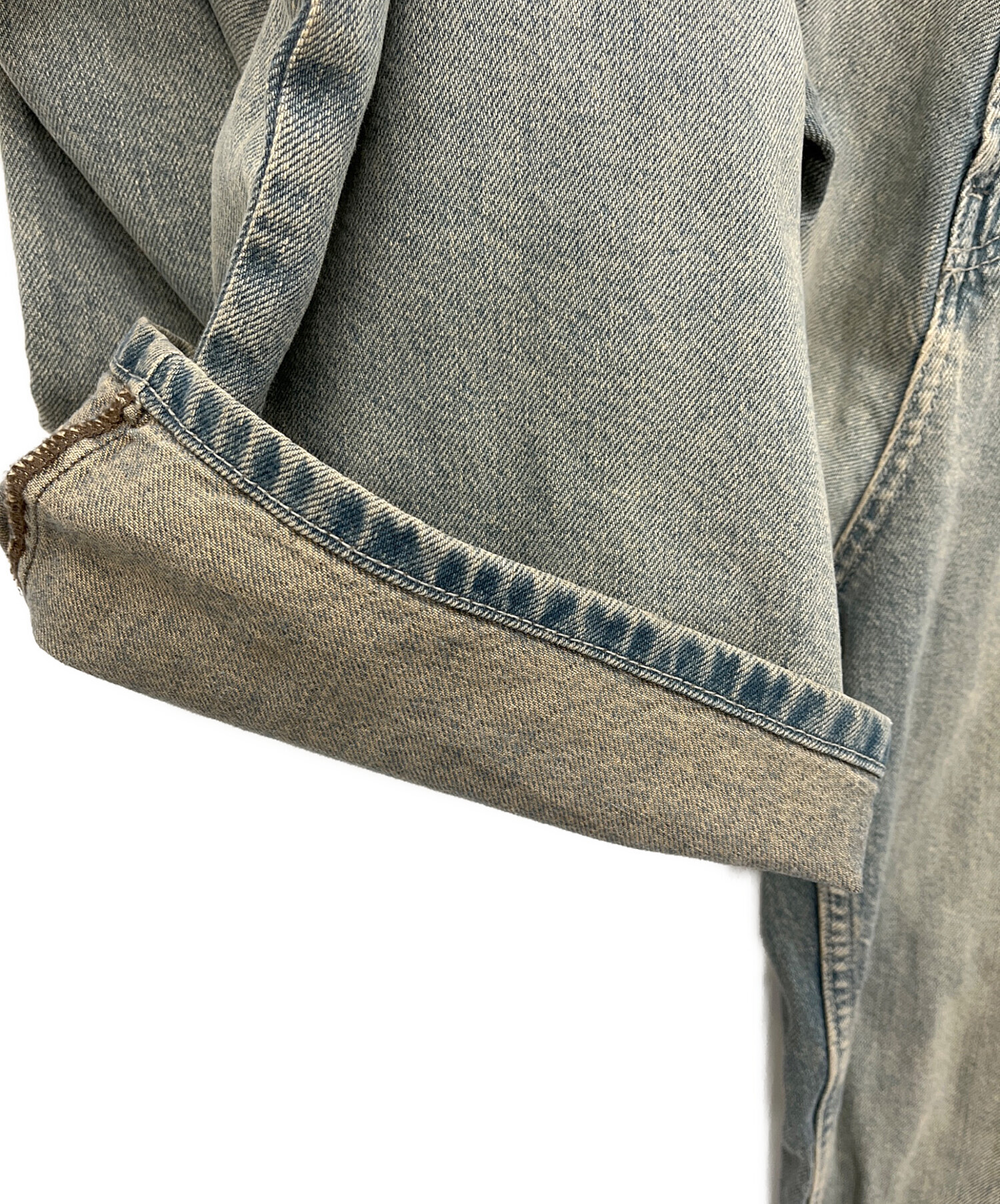ZARA ザラ ウォッシュドカーペンターデニムパンツ EU40 中古・古着通販】ZARA (ザラ) デニムパンツ ブルー サイズ:40