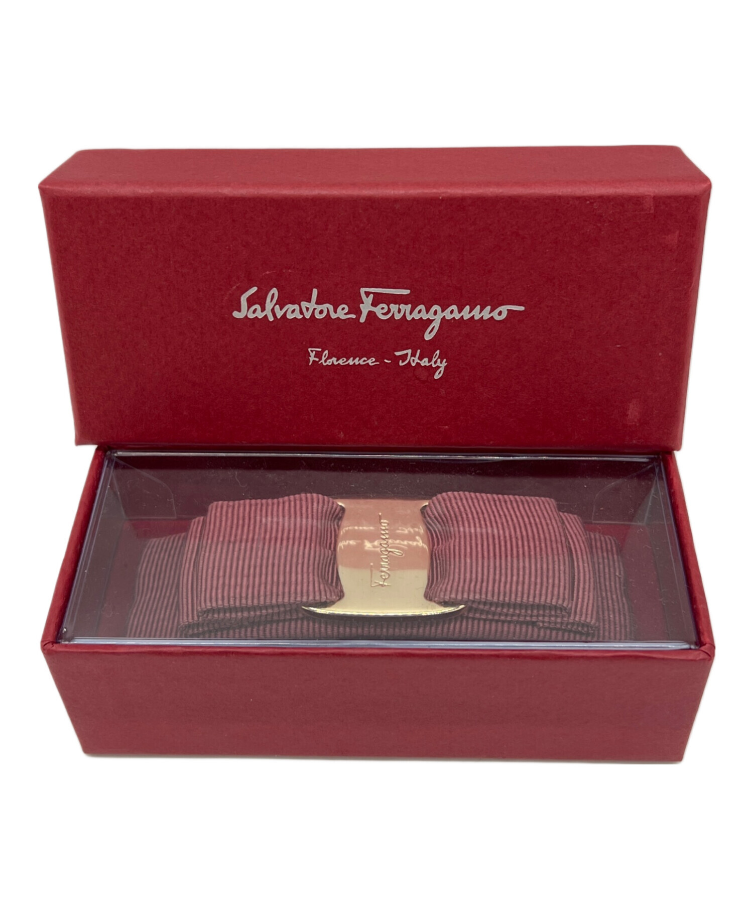 【未使用】フェラガモ Salvatore Ferragamo バレッタ ボルドー 中古・古着通販】Salvatore Ferragamo (サルヴァトーレ フェラガモ